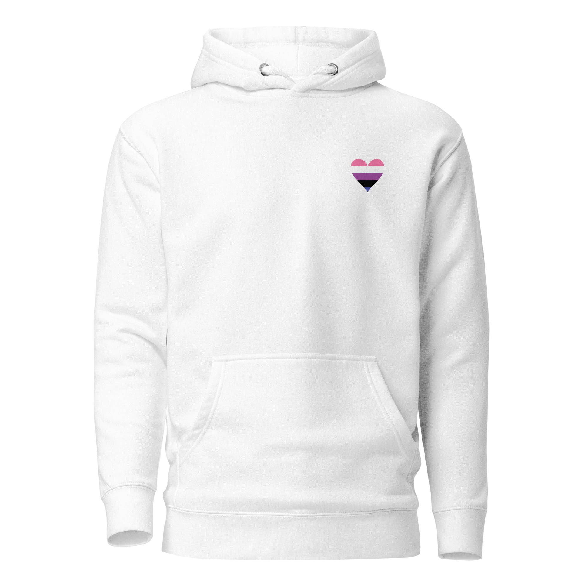 Unisex Hoodie-Genderfluid Heart