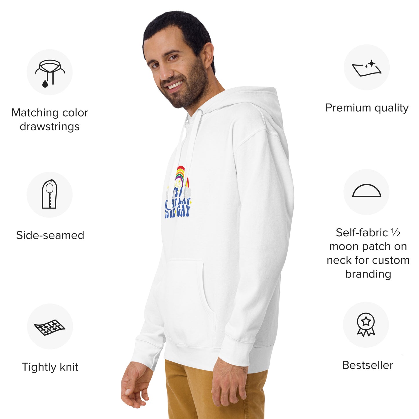 Unisex Hoodie- It's a great day to be gay