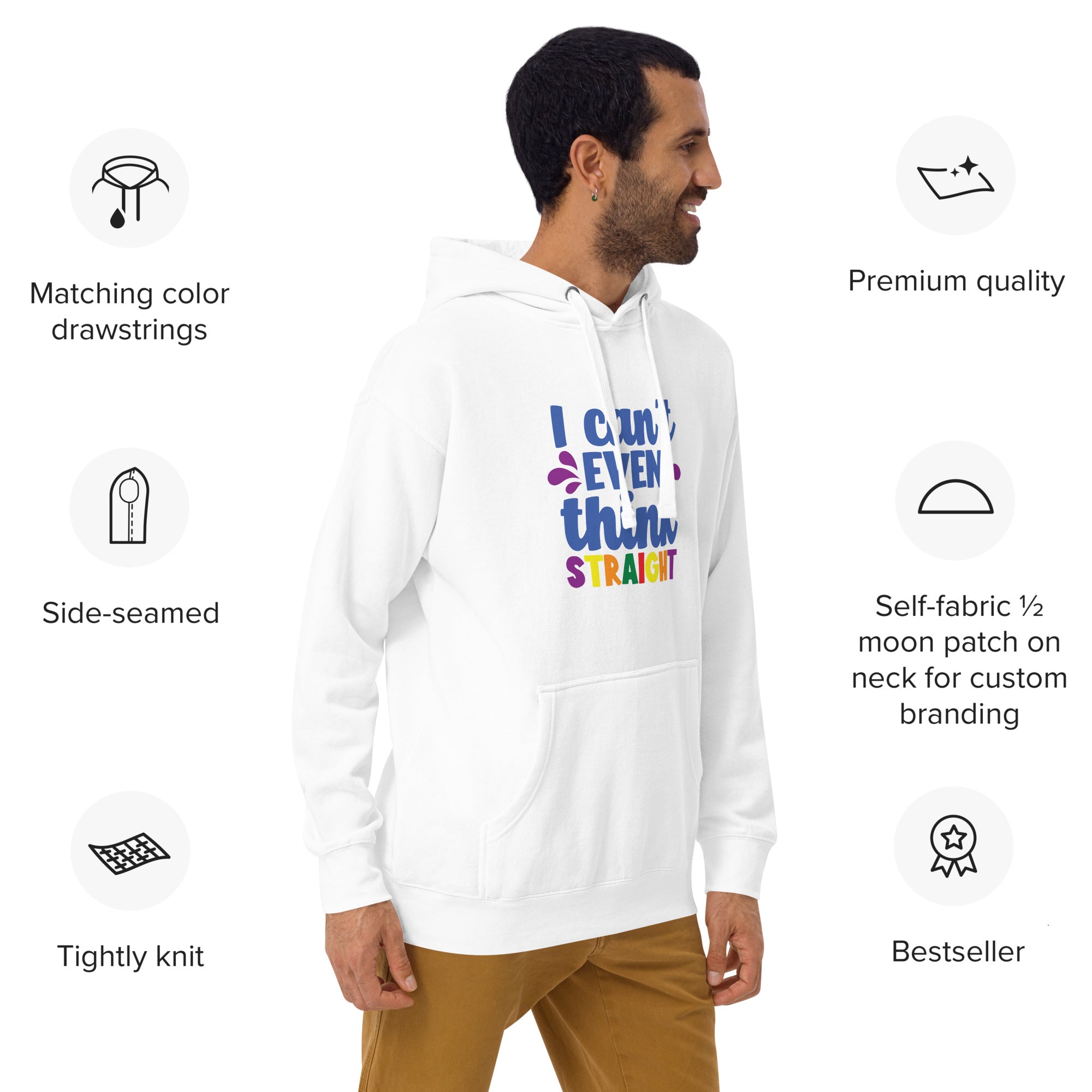 Unisex Hoodie- I can't even think straight