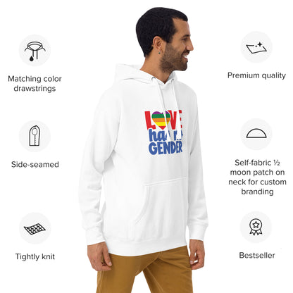 Unisex Hoodie- Love has no gender