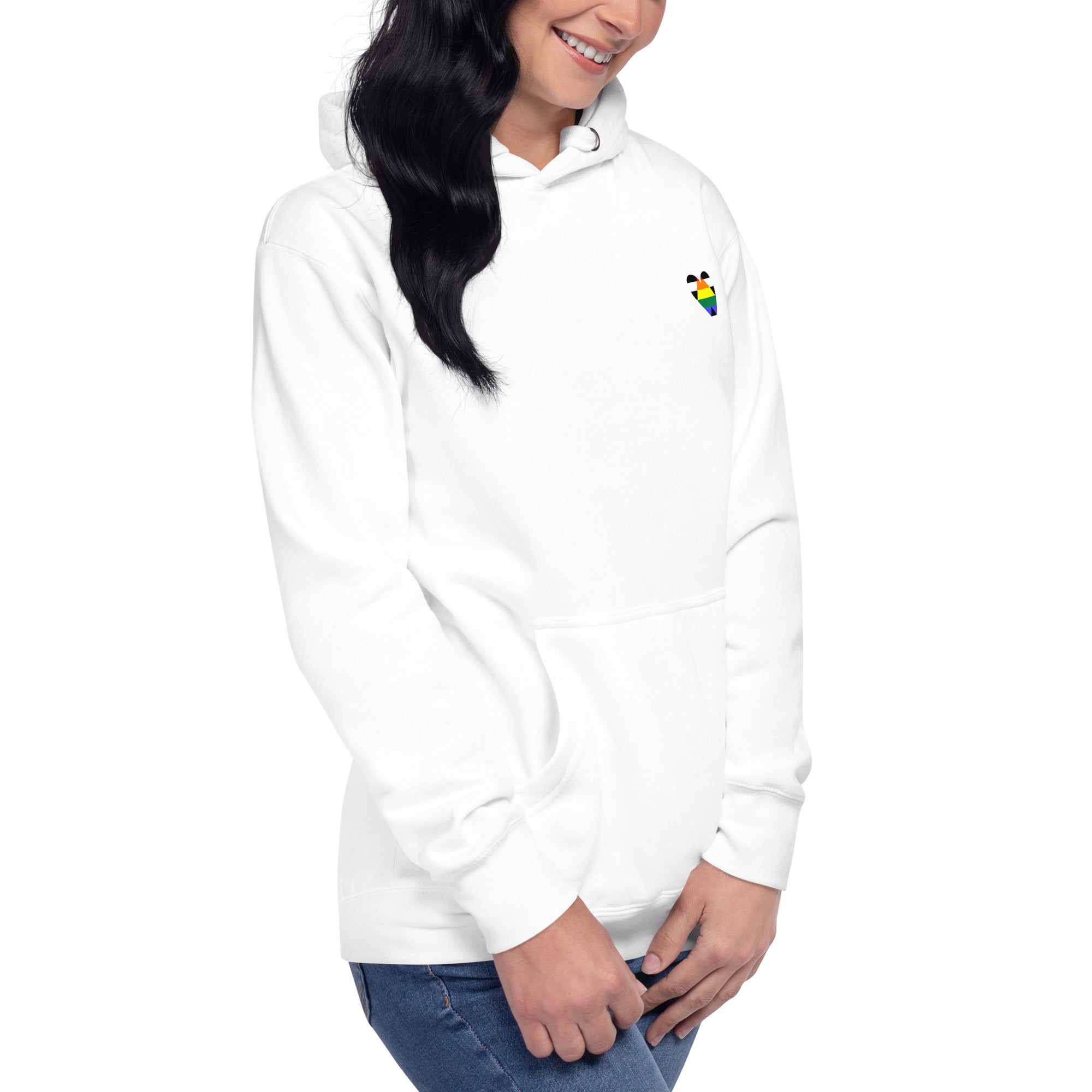 Unisex Hoodie-Straight Ally Heart