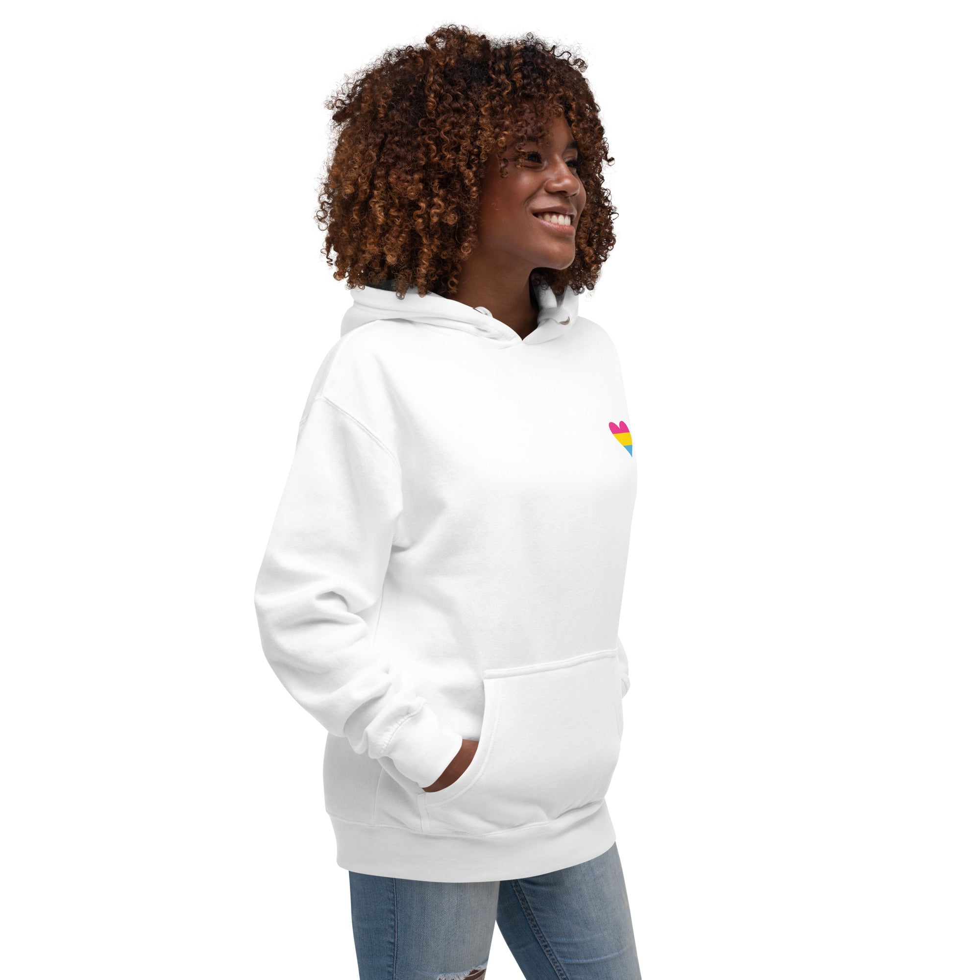 Unisex Hoodie-Pansexual Heart