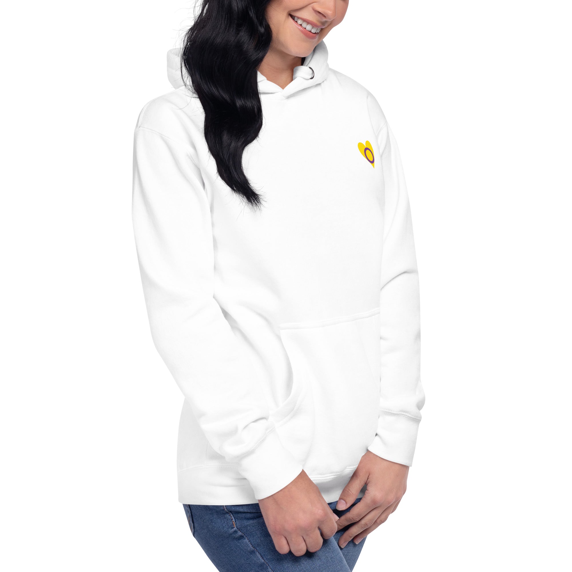 Unisex Hoodie-Intersex Heart