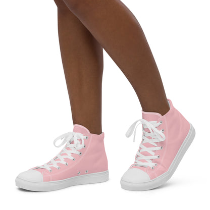 Women’s high top canvas shoes- Pink