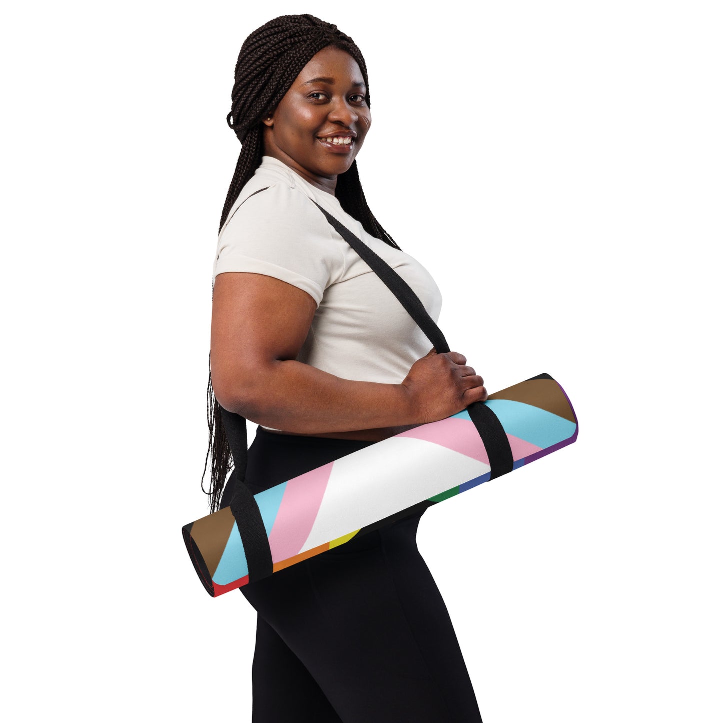 Yoga mat- Progress Pride