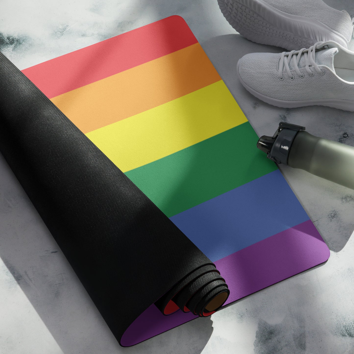 Yoga mat- Progress Pride
