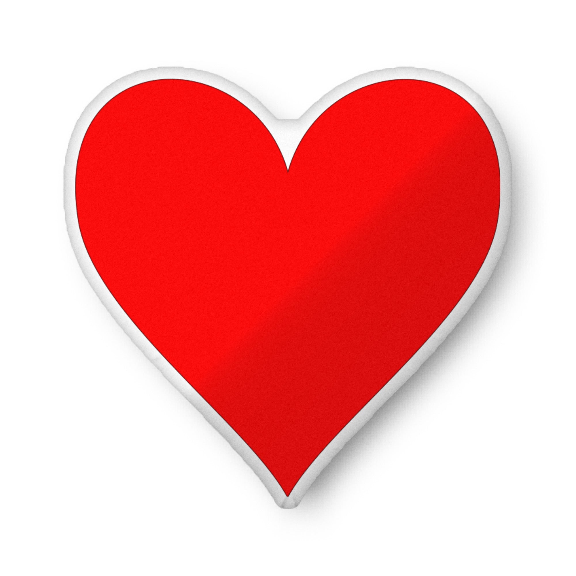 Custom-shaped pillow-Red Heart