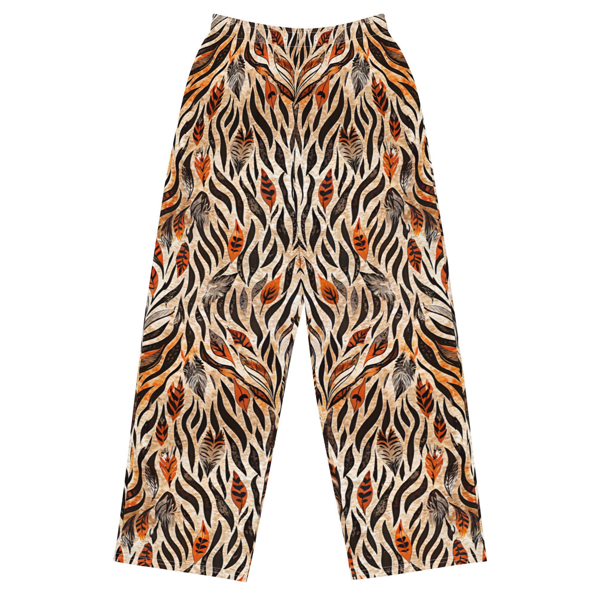 unisex wide-leg pants- Nature Design V