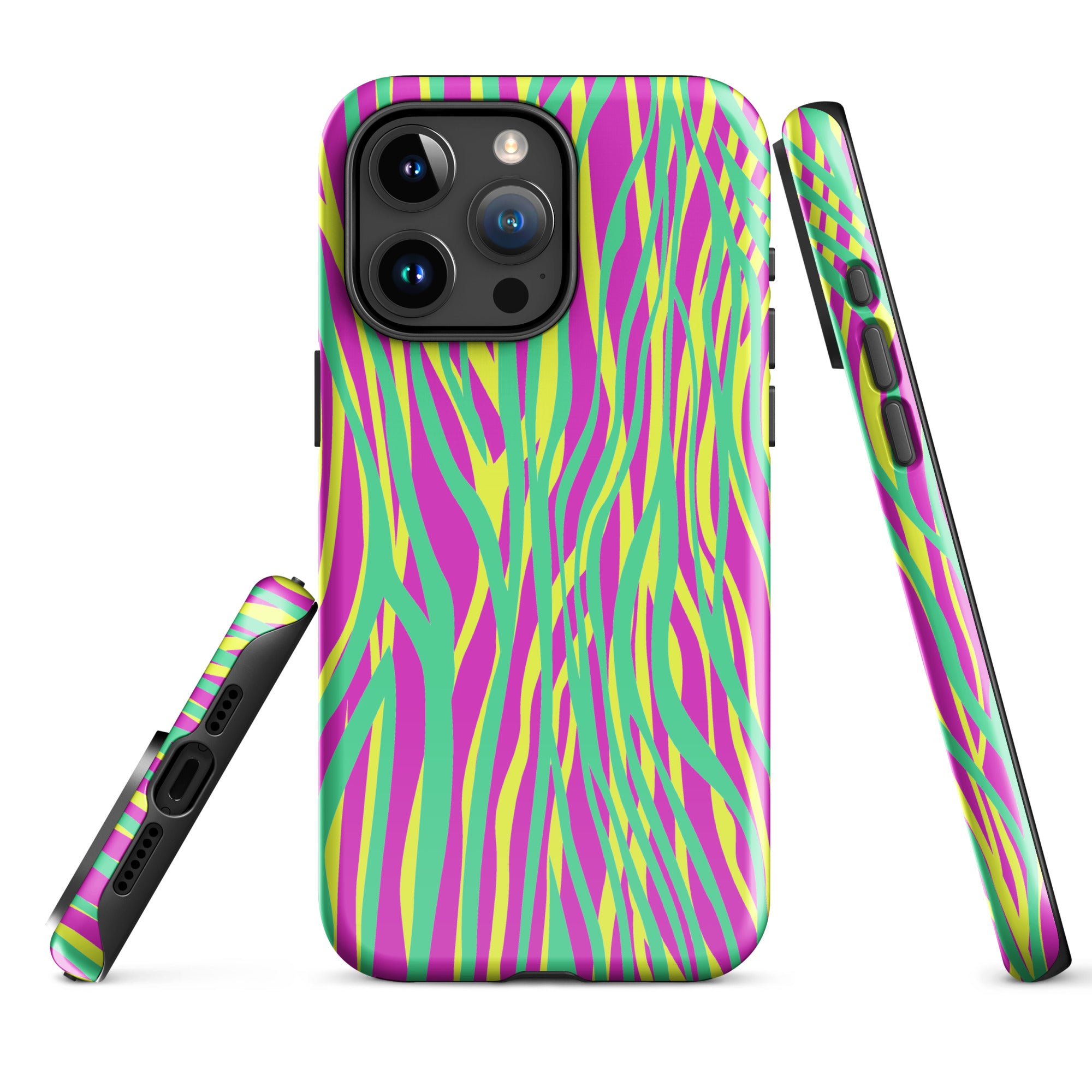 Tough Case for iPhone®- Funky Zebra Pattern II