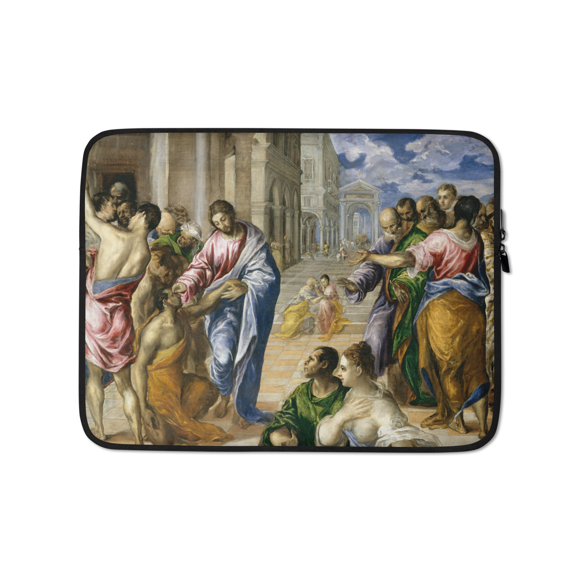 Laptop Sleeve-El Greco-Christ Healing the Blind