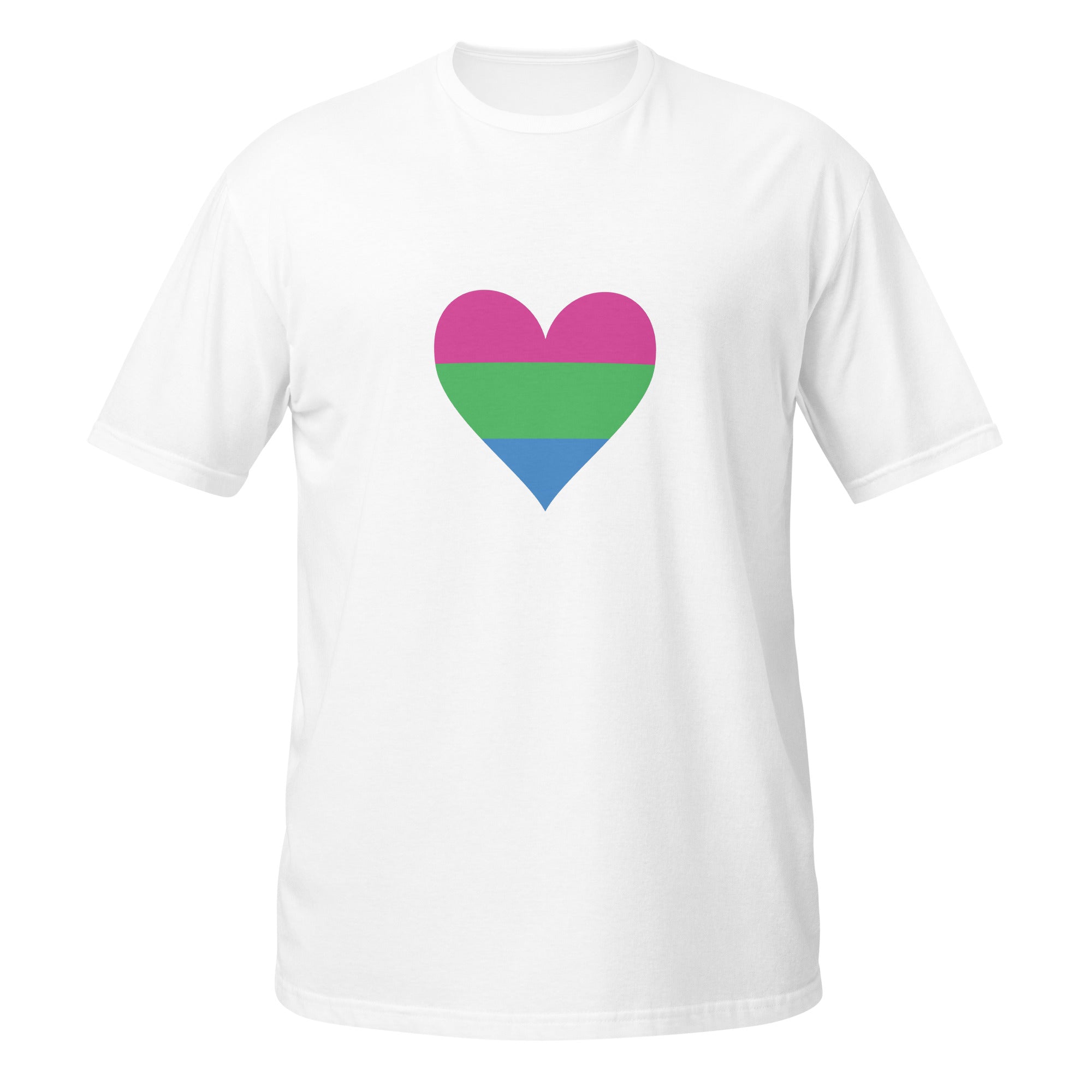 Short-Sleeve Unisex T-Shirt-Polysexual Heart