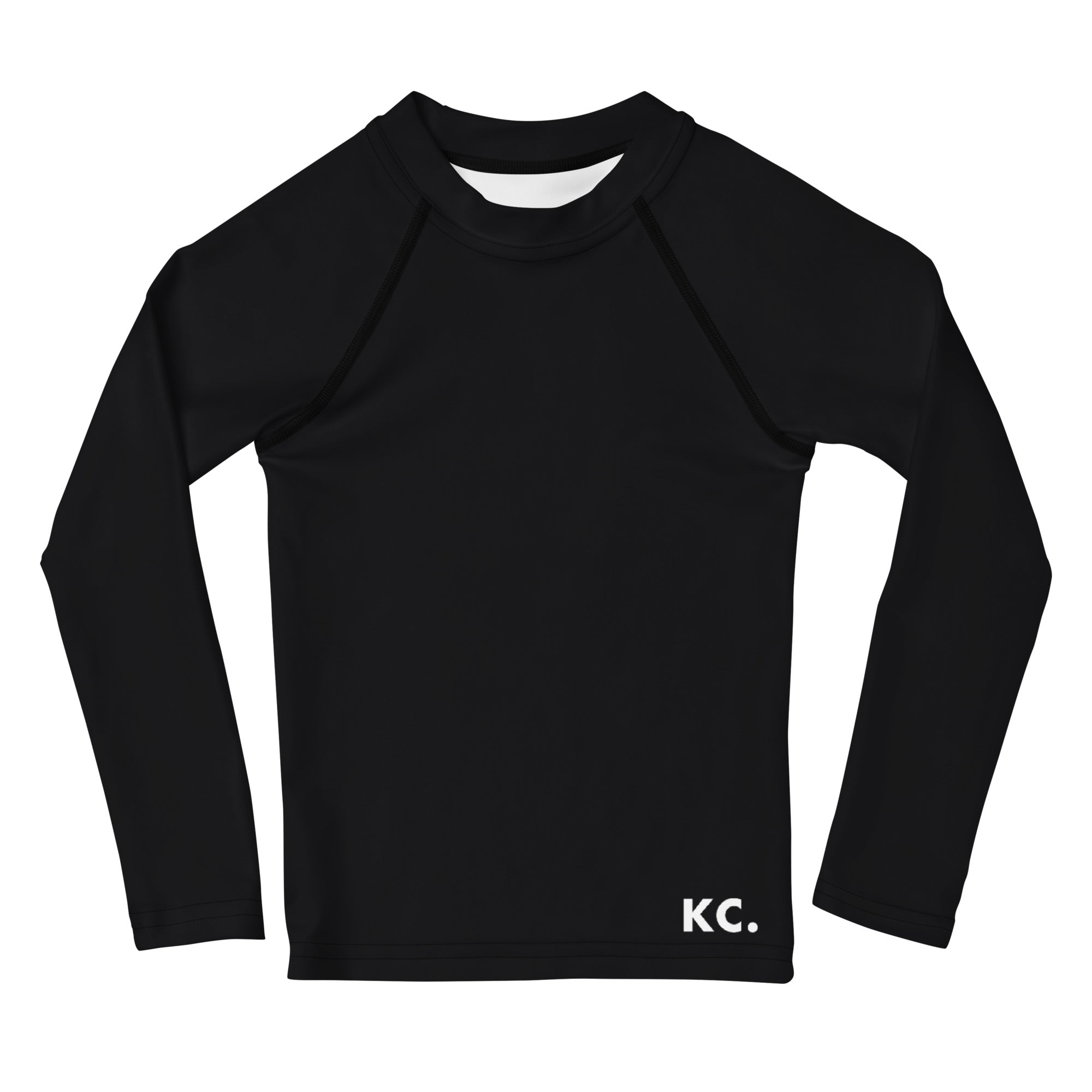Kids Rash Guard- Black