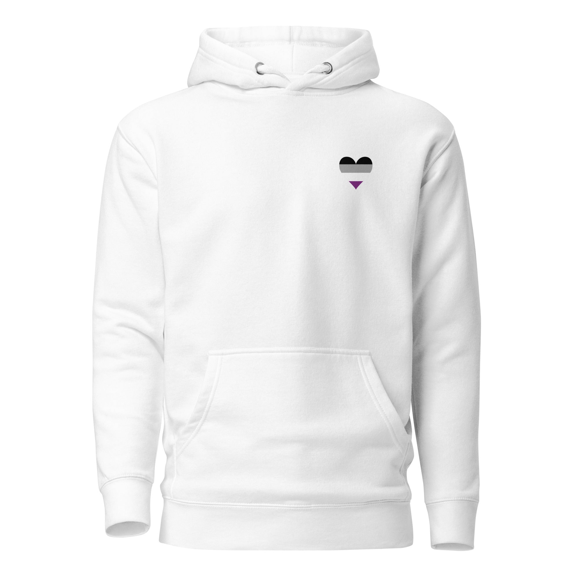 Unisex Hoodie-Asexual Heart