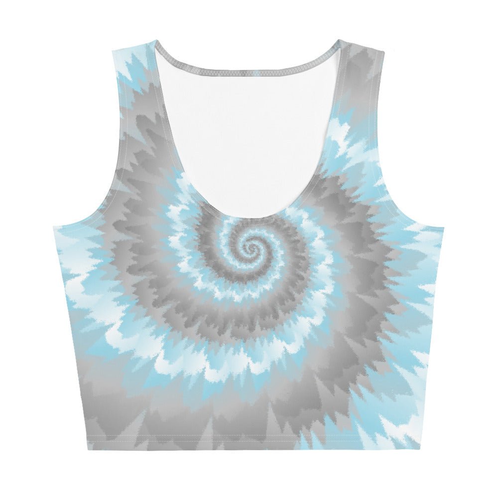 Crop Top-Tie Dye Spiral - Demiboy