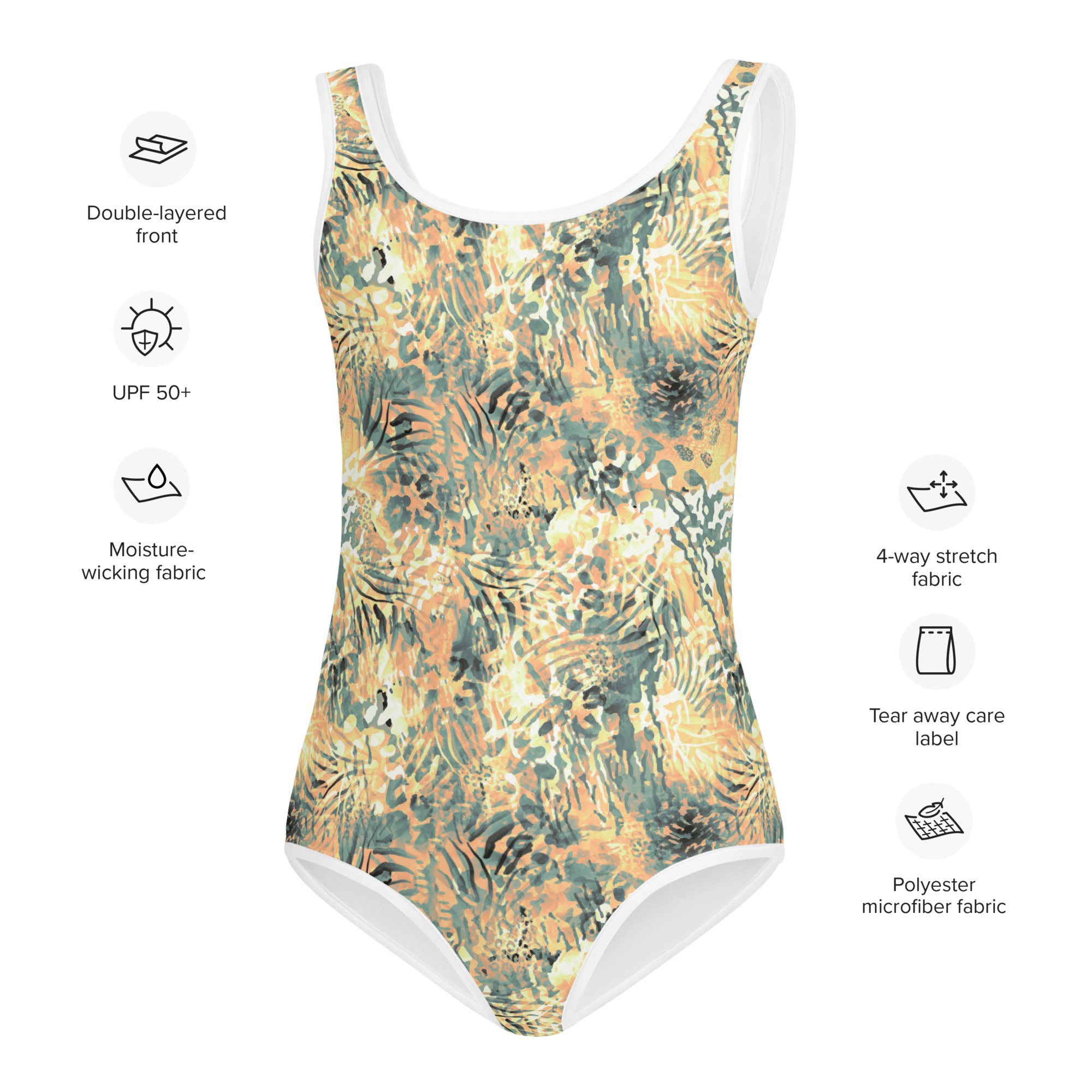 Kids Swimsuit- Wilderness Design IV