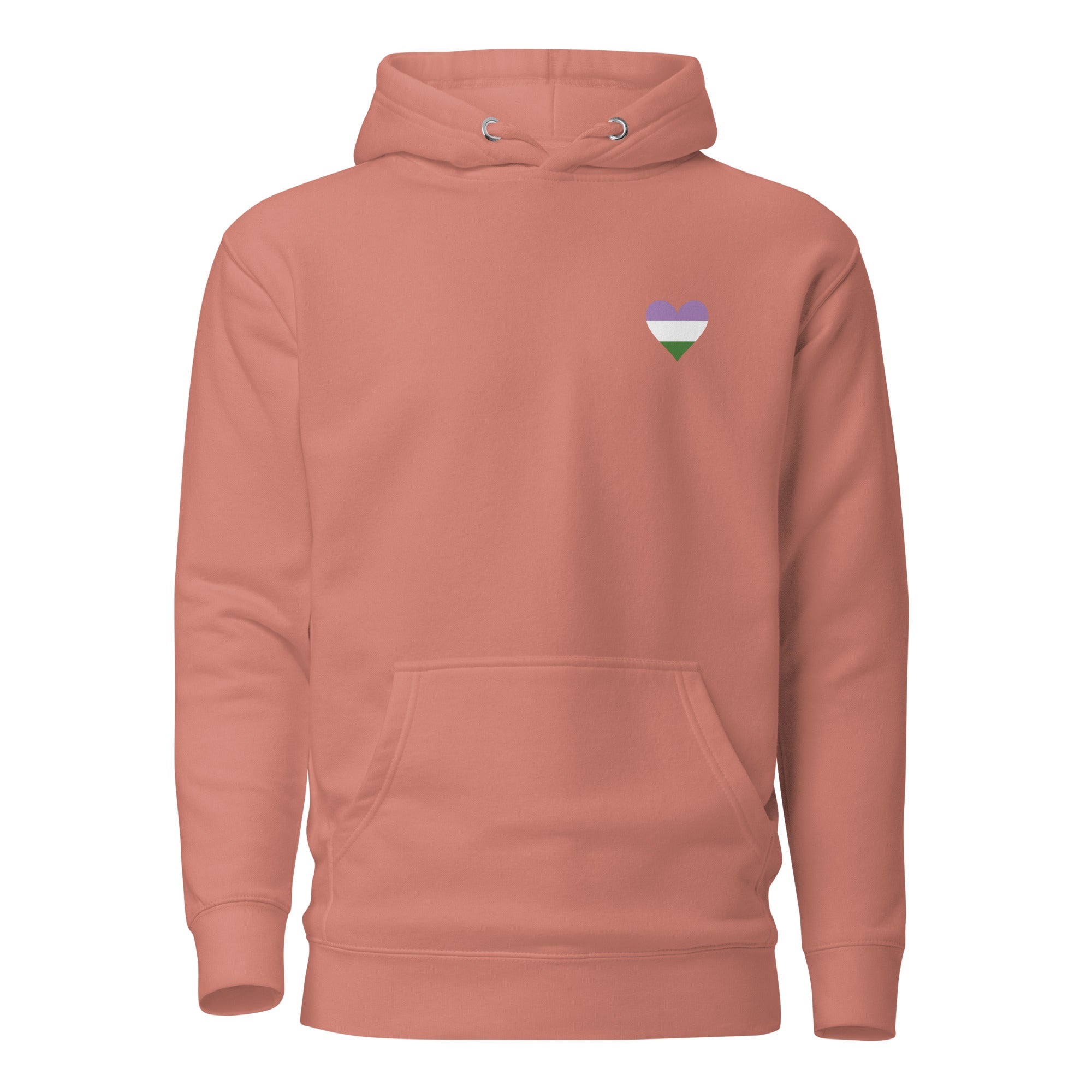 Unisex Hoodie-Genderqueer Heart