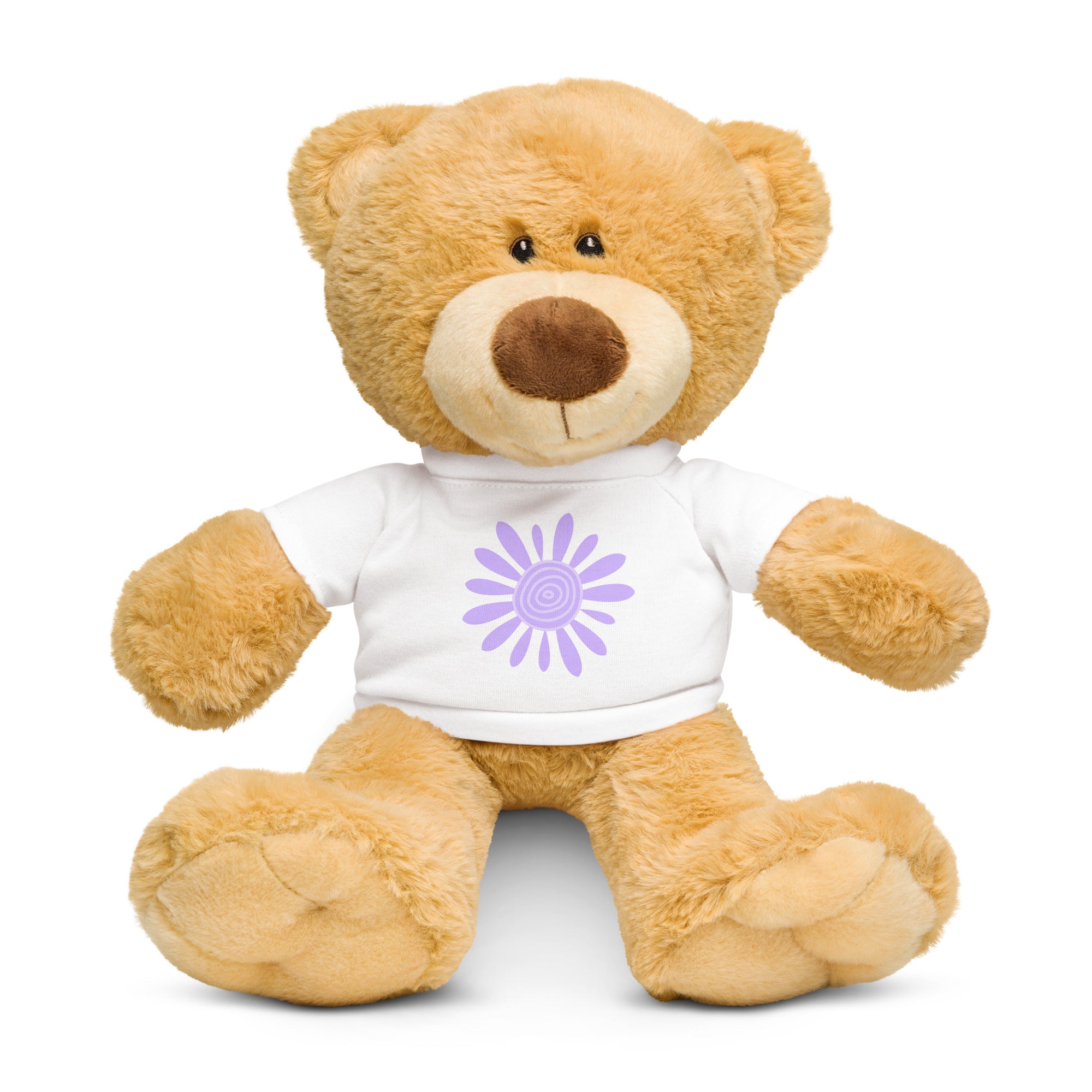 Teddy bear with a t-shirt-Daisy Flower VII