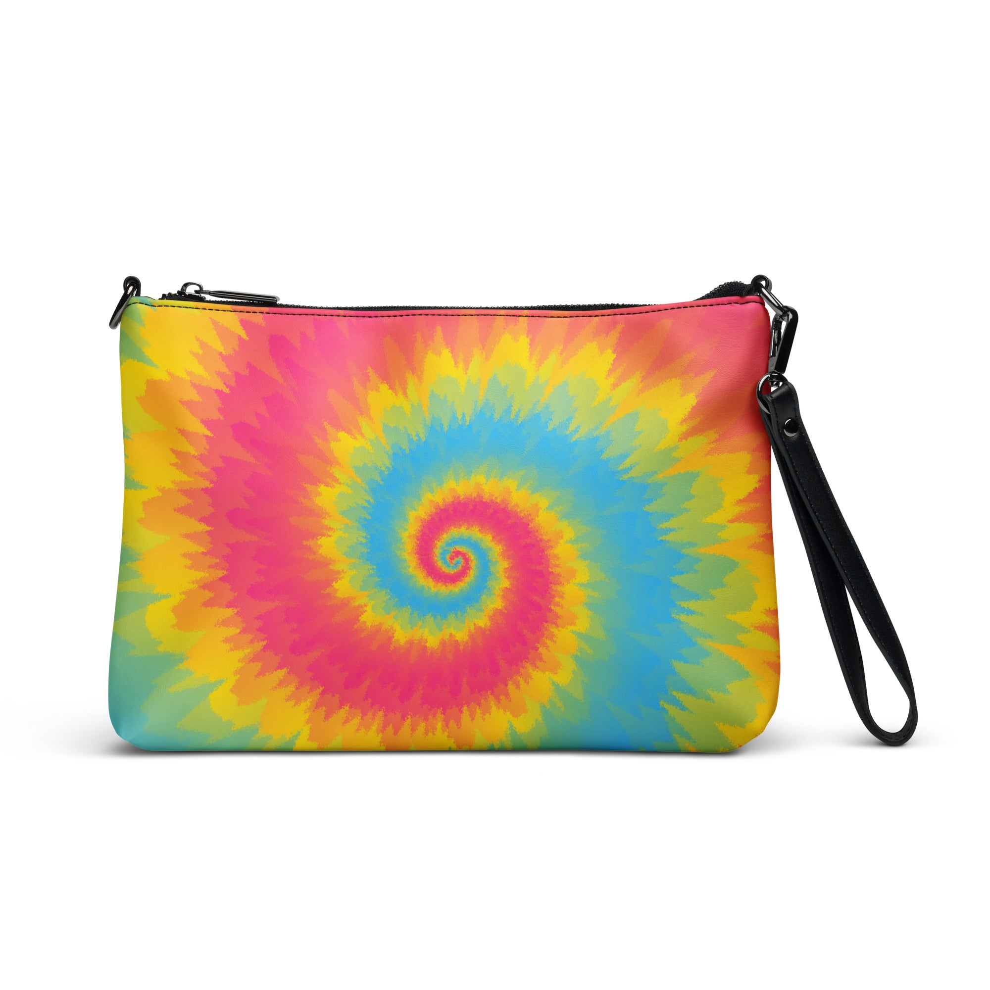 Crossbody bag- Tie Dye Spiral- Pansexual