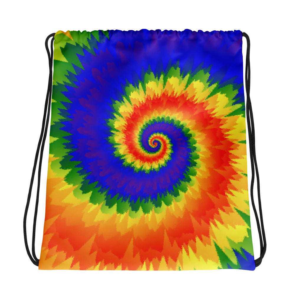 Drawstring Bag-Tie Dye Spiral-LGBTQ