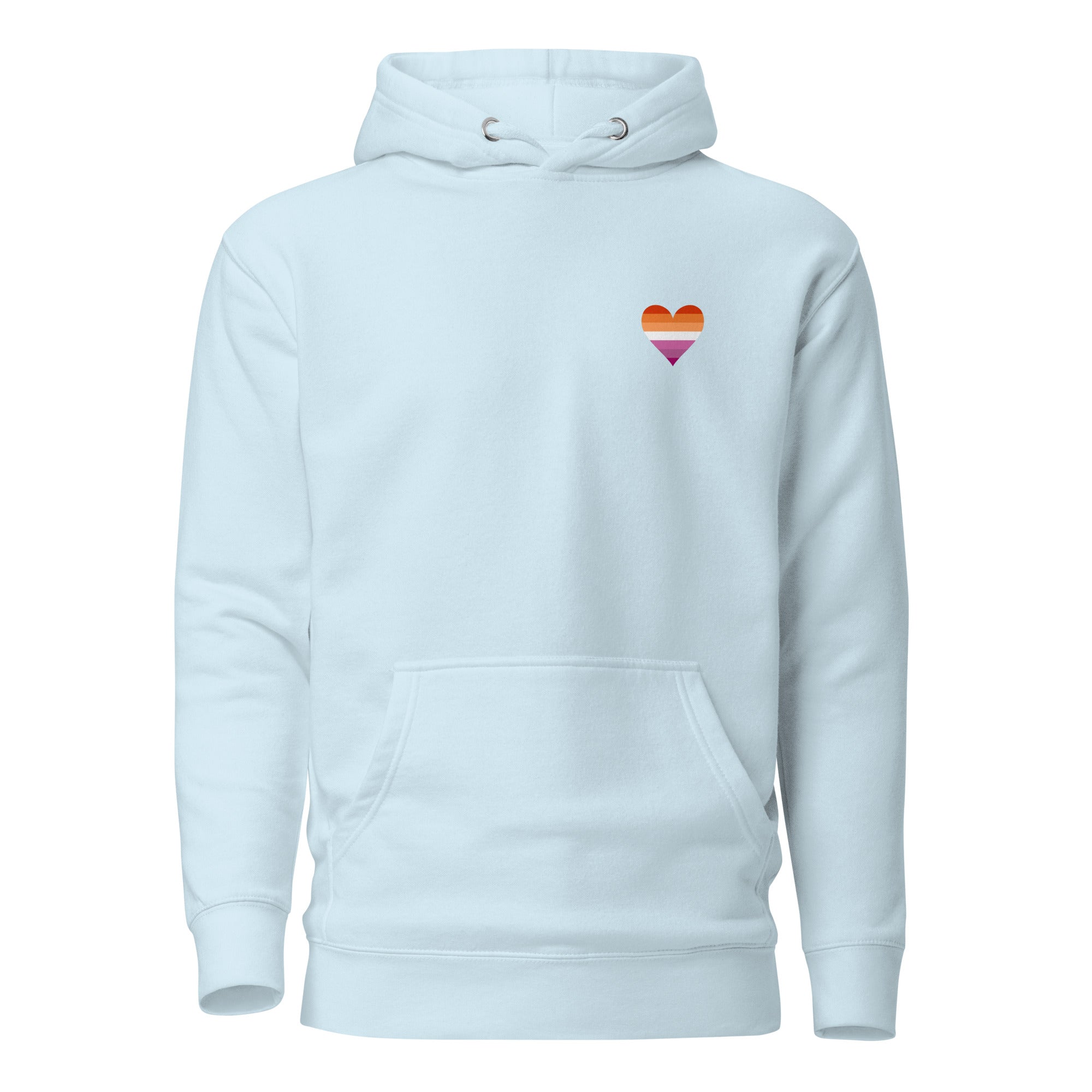 Unisex Hoodie-Lesbian Heart