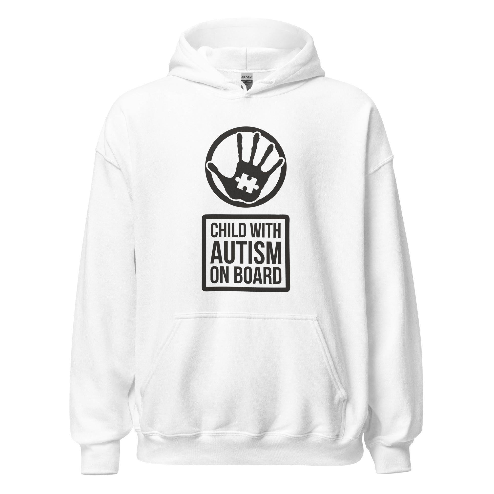 Unisex Hoodie- Child with Autism on Board