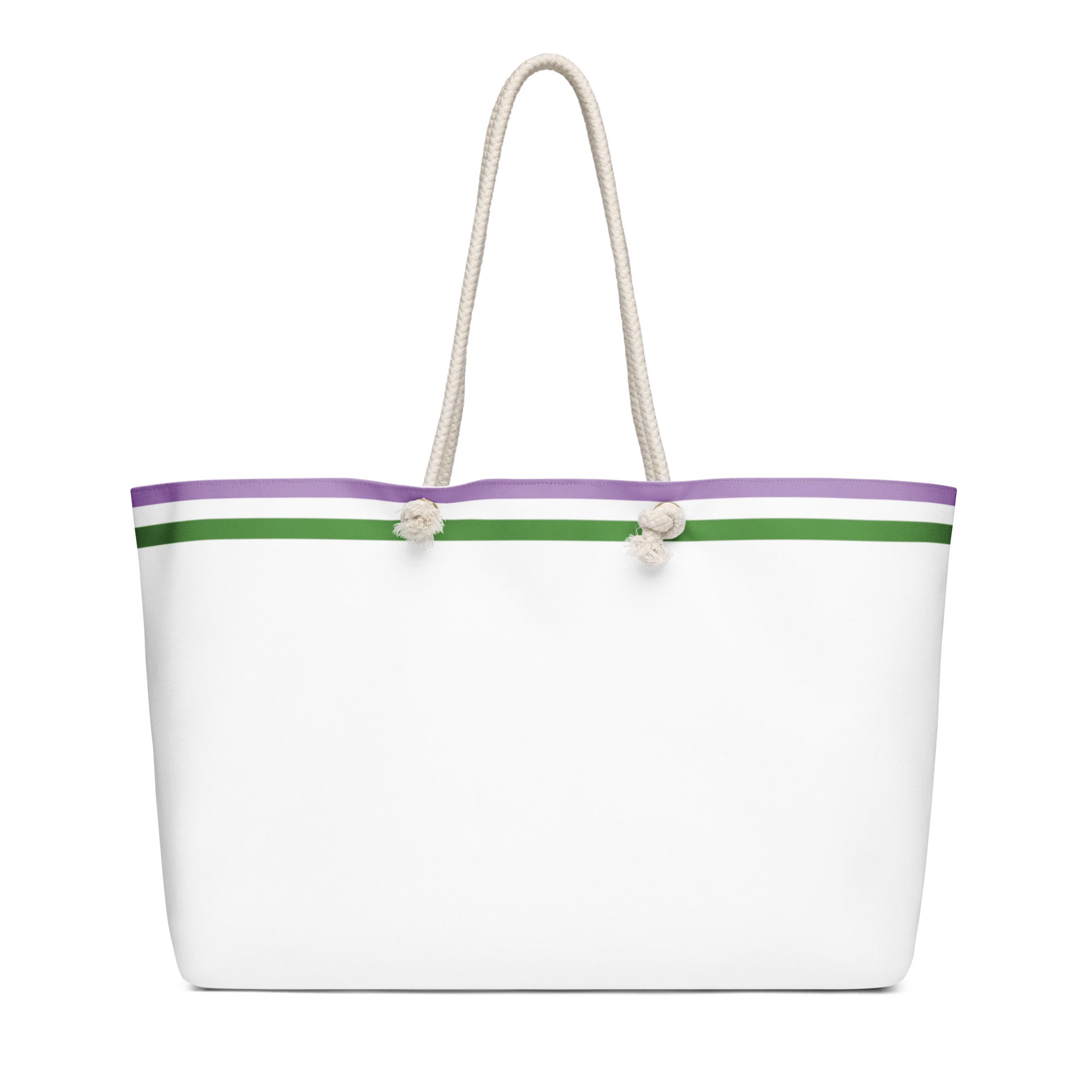 Oversized weekender bag-Genderqueer Flag Stripe