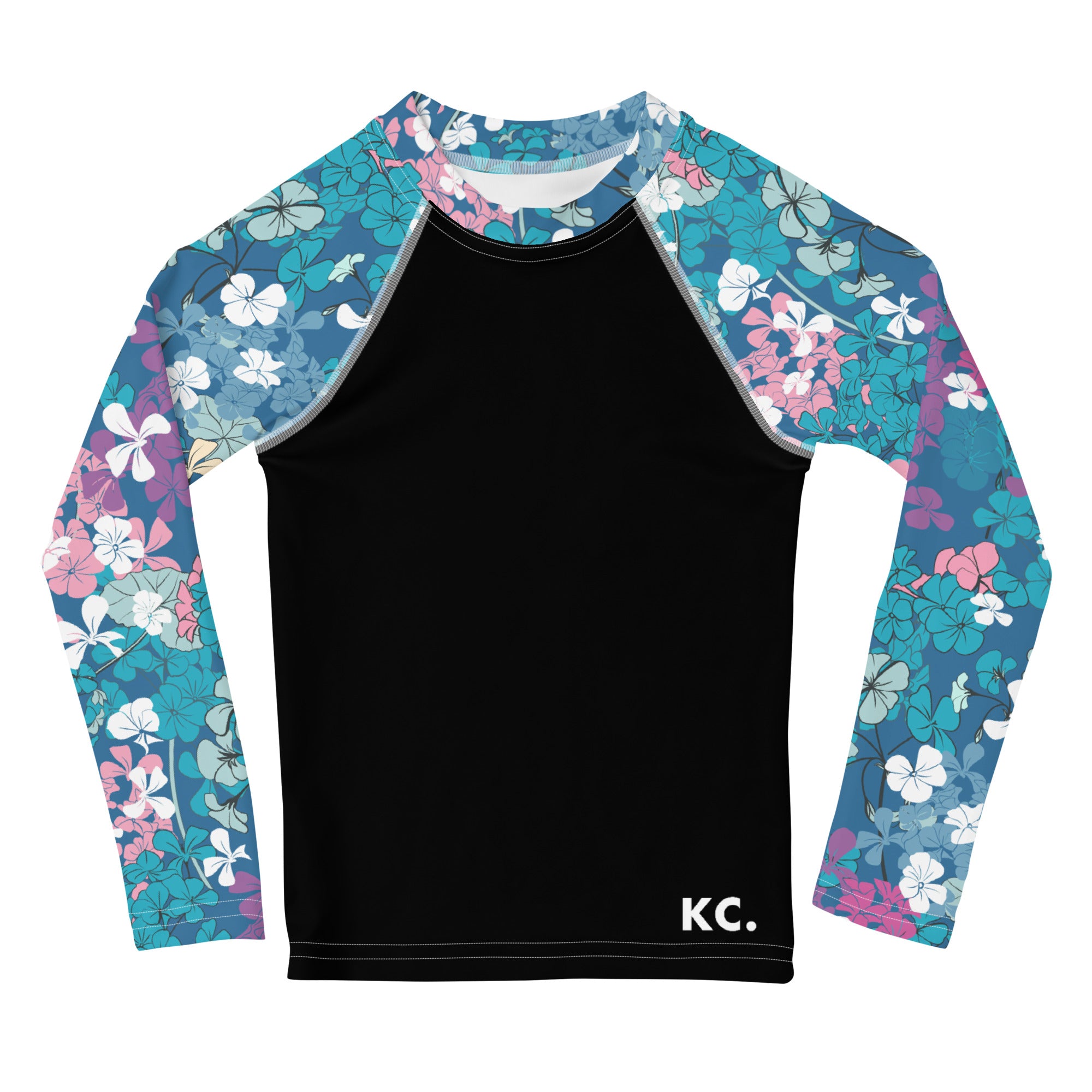 Kids Rash Guard- Floral Garden