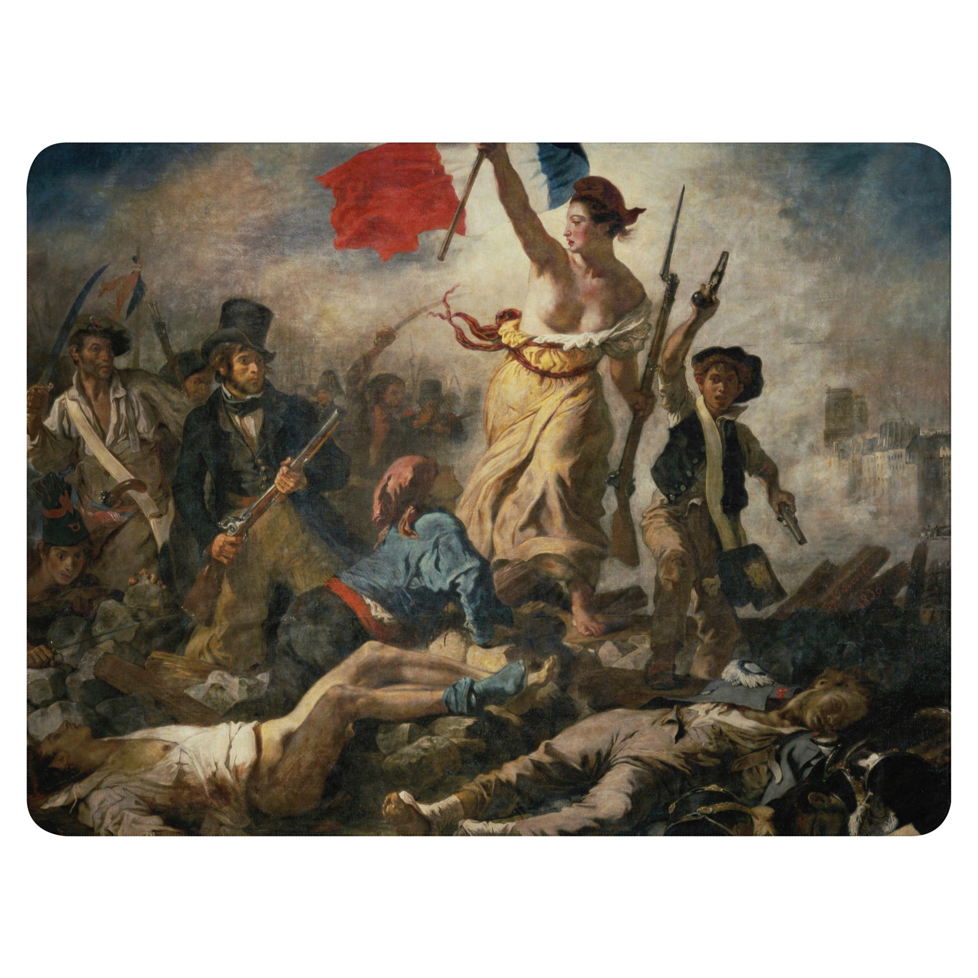 Sherpa blanket-Liberty Leading the People