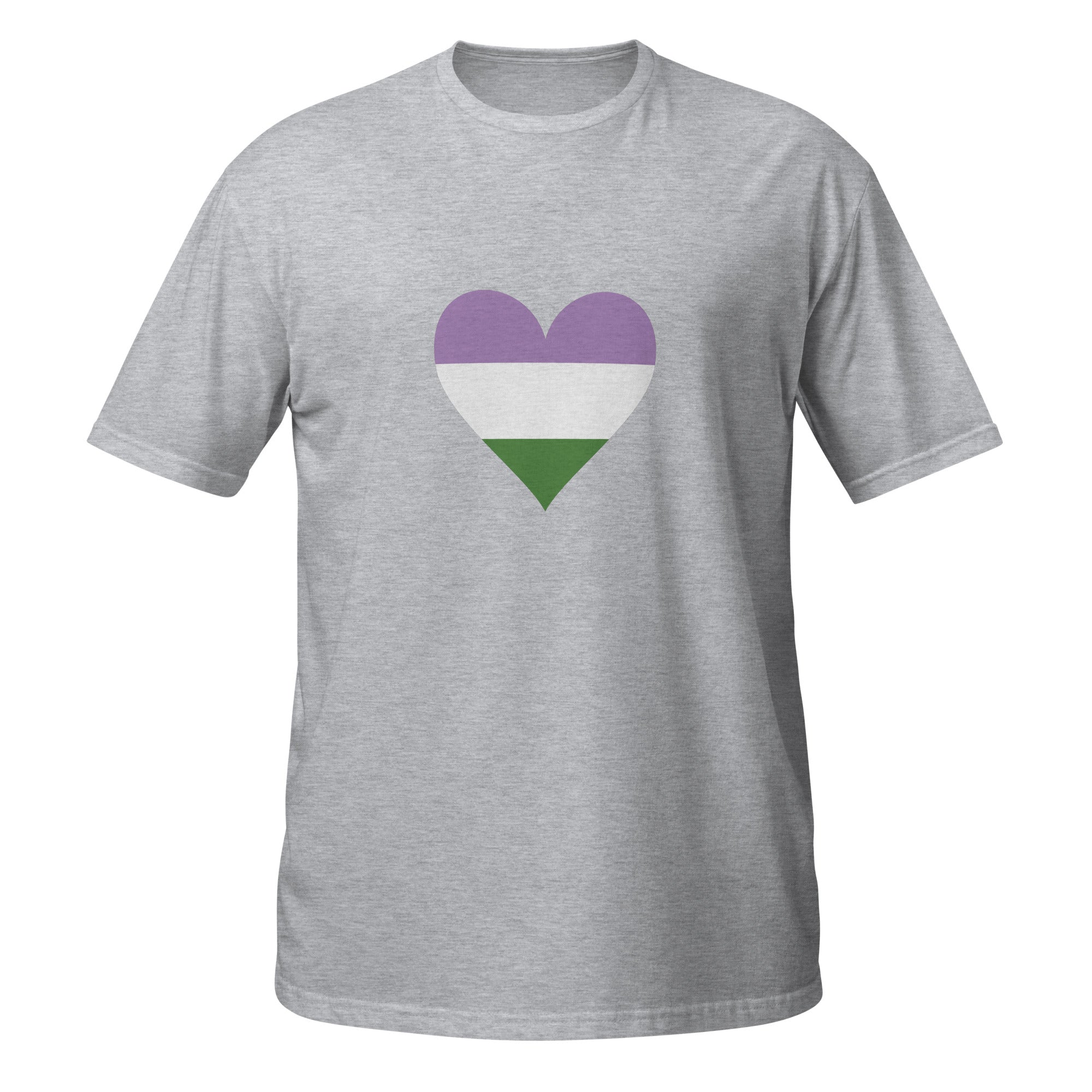 Short-Sleeve Unisex T-Shirt-Genderqueer Heart