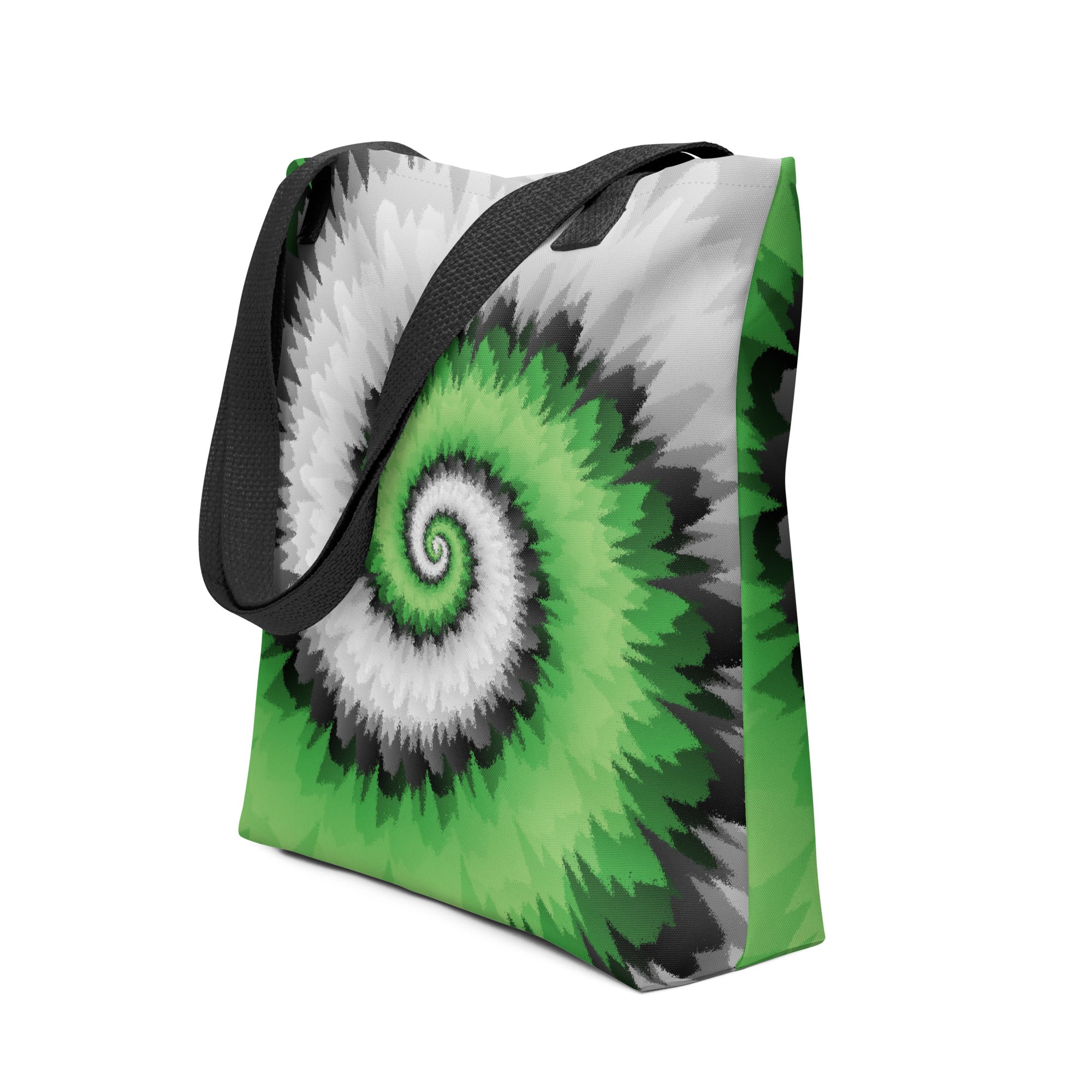 Tote bag-Tie Dye Spiral - Aromantic