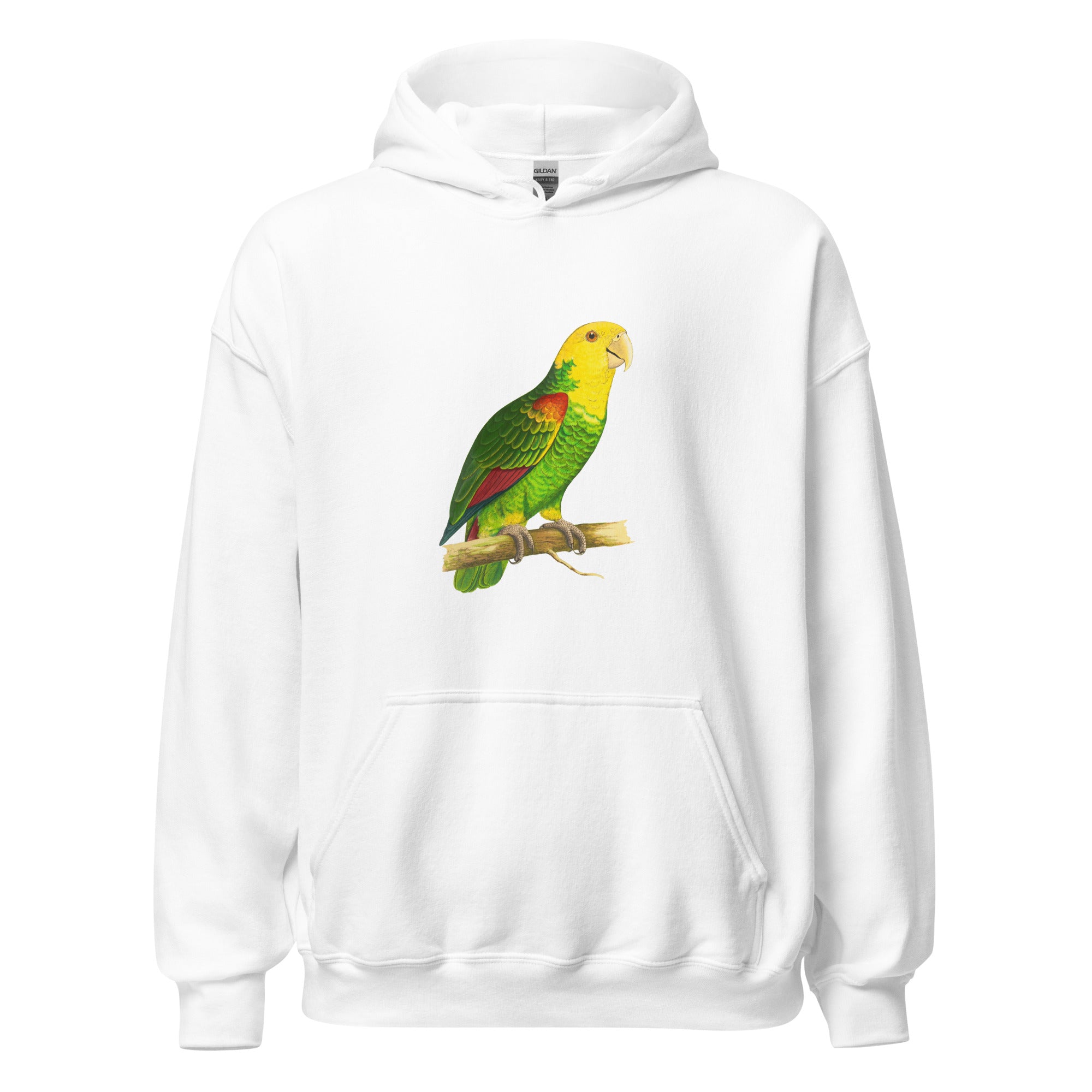 Unisex Hoodie-Le Vaillant’s Amazon Parrot