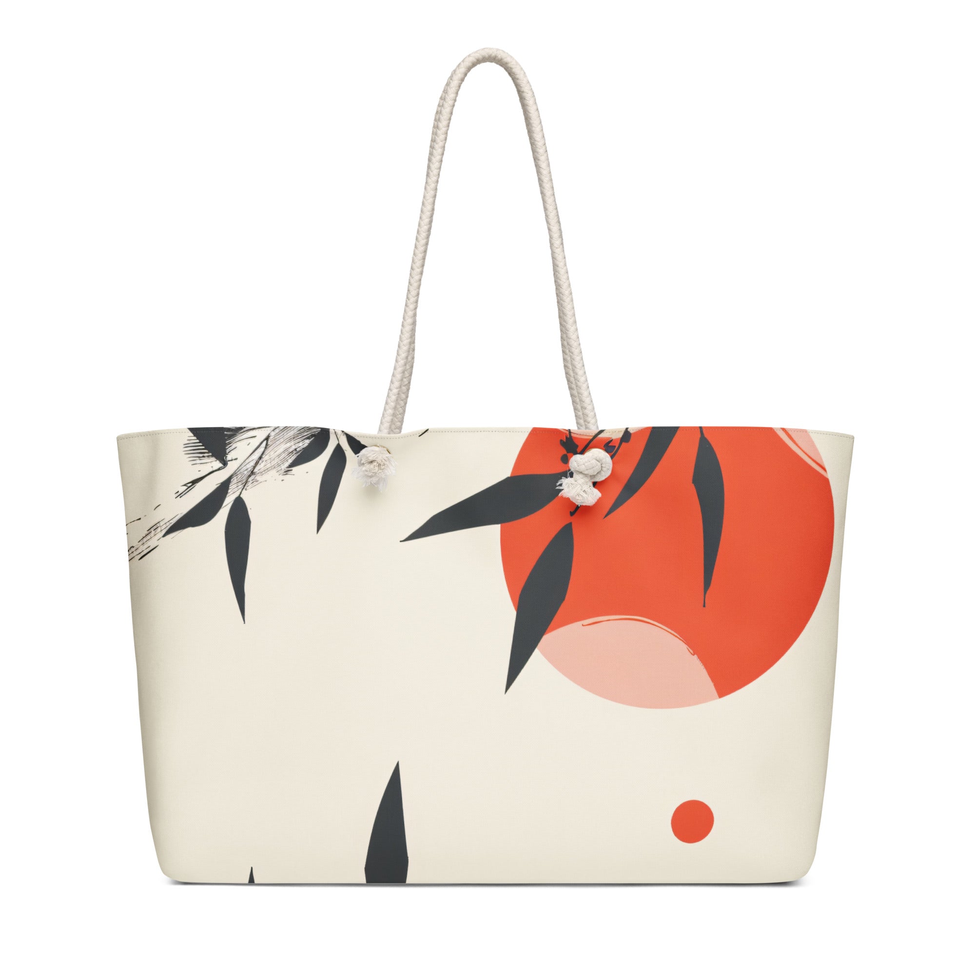 Oversized weekender bag-Japanese Sunset II