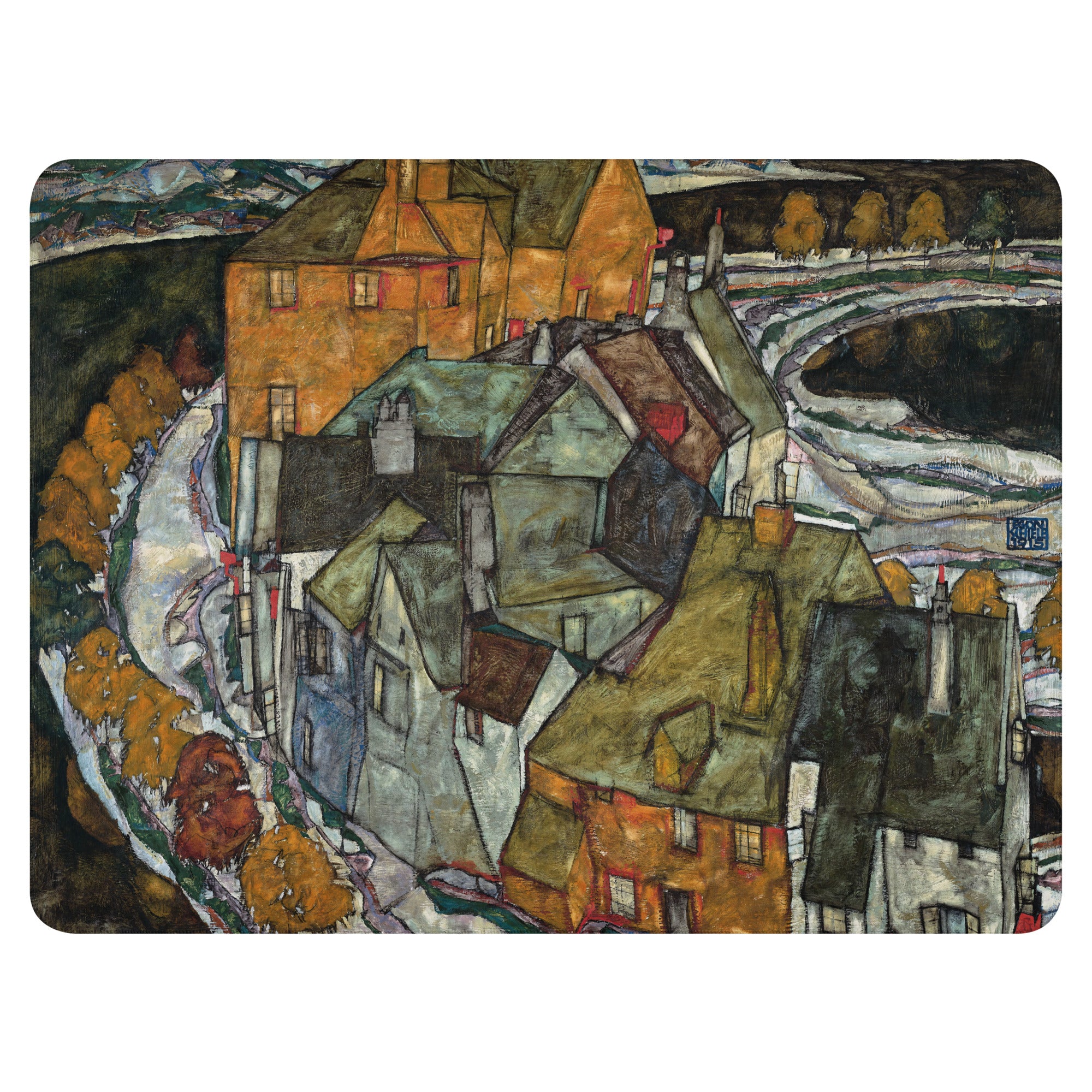 Sherpa blanket-Crescent of houses