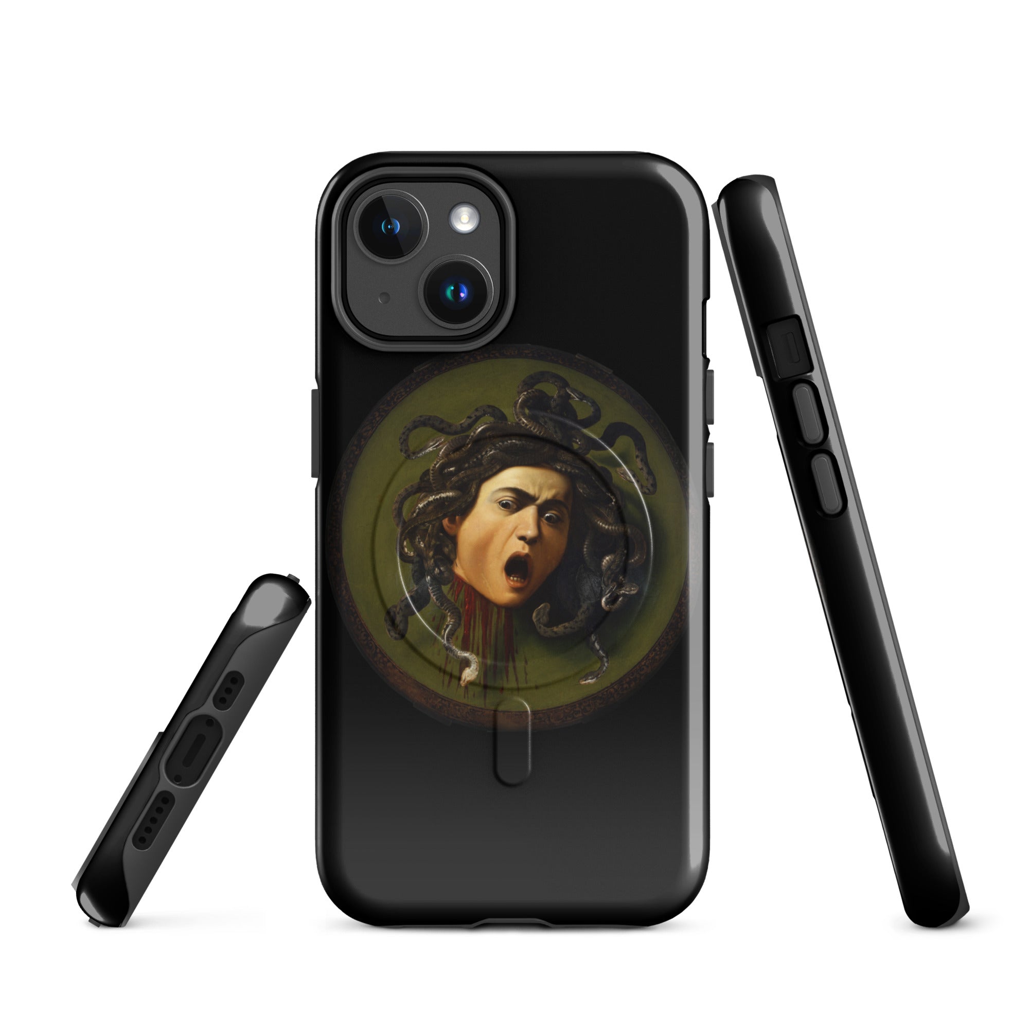MagSafe® tough case for iPhone®-Caravaggio-Medusa 1597