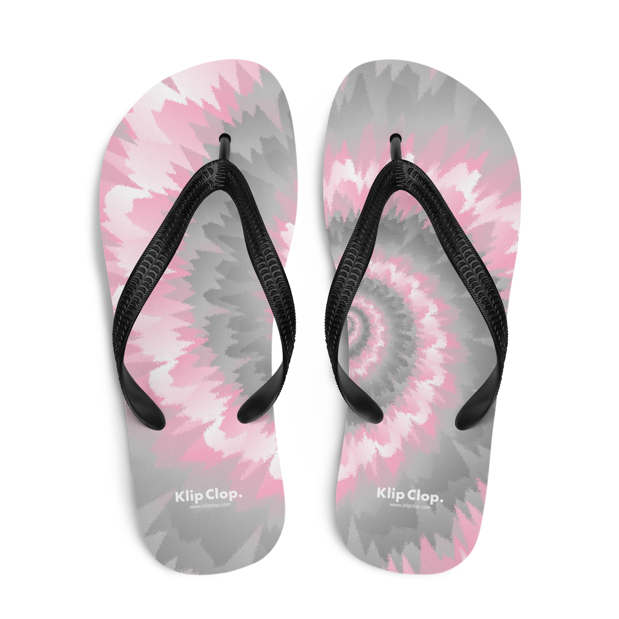 Flip-Flops-Tie Dye Spiral-demigirl