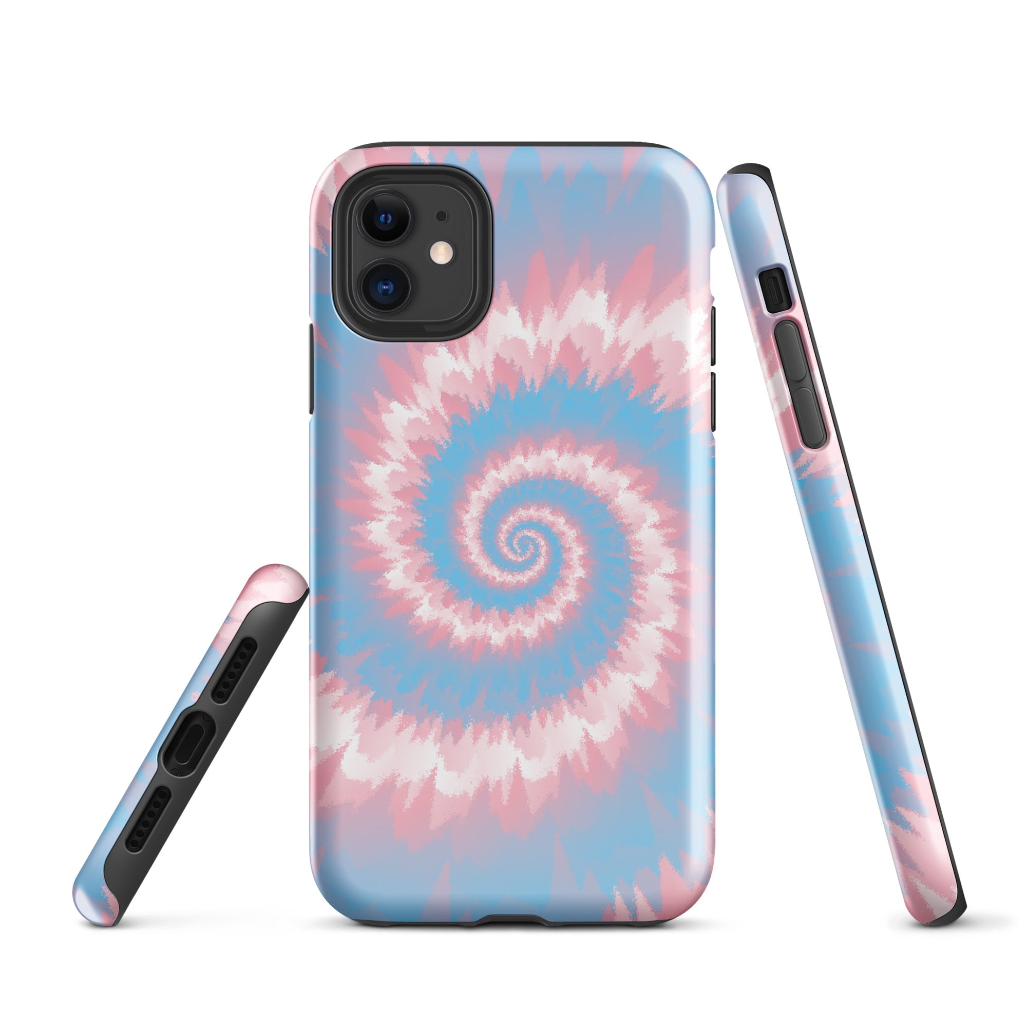 Tough Case for iPhone®-Tie Dye Spiral - Transgender