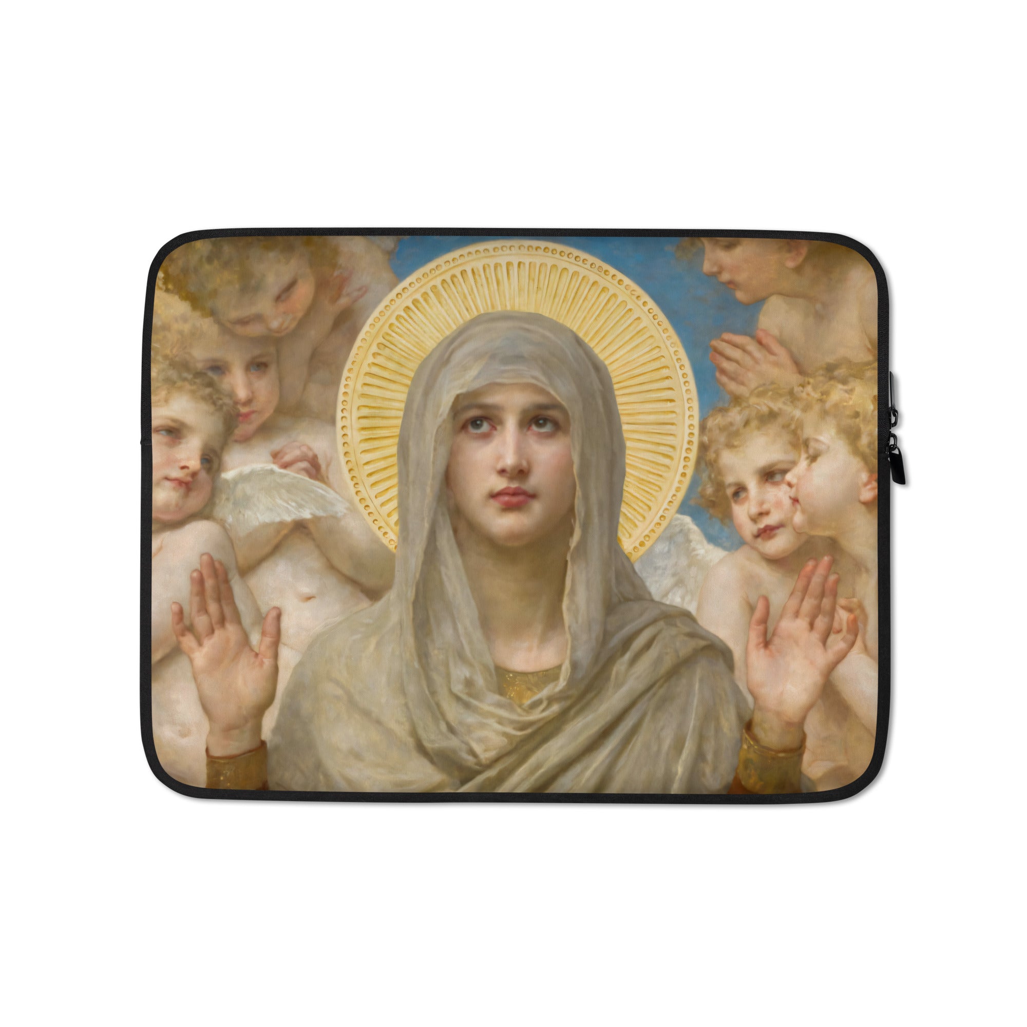 Laptop Sleeve-William Adolphe Bouguereau-Ora Pro Nobis