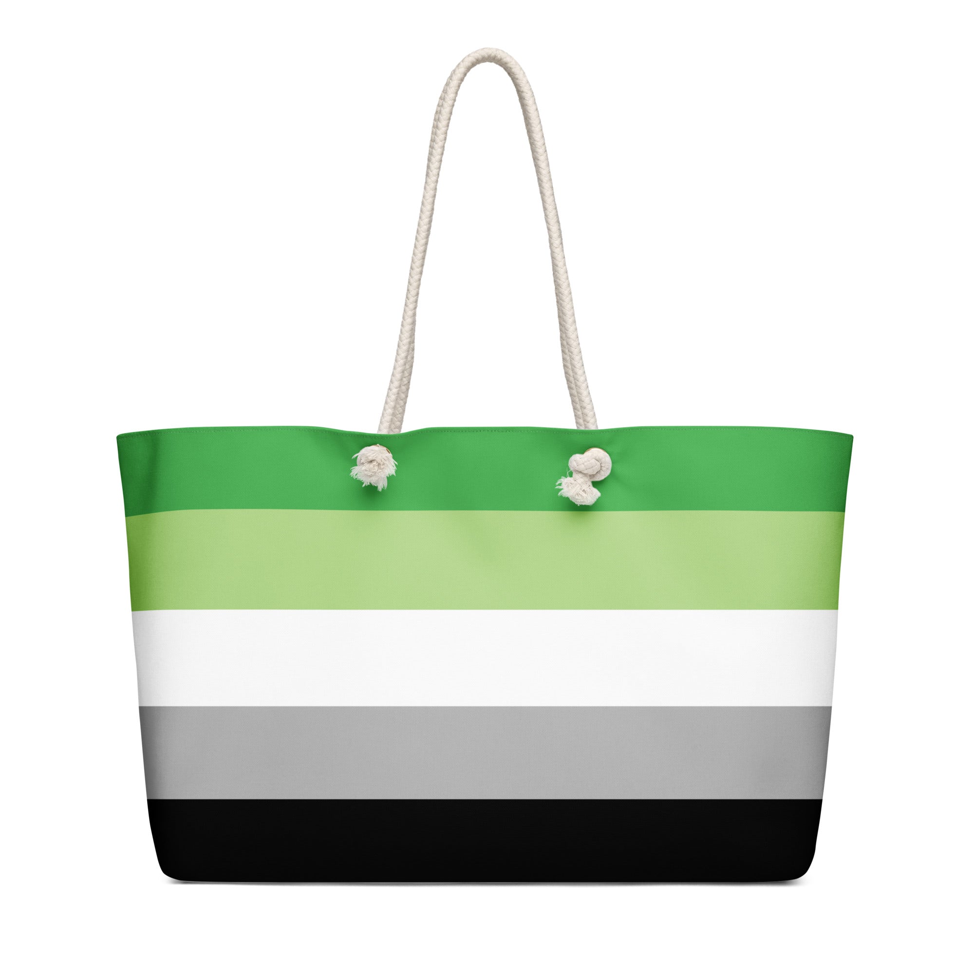 Oversized weekender bag-Aromantic Flag