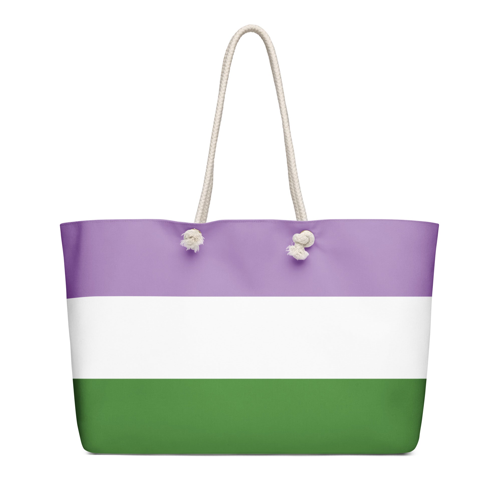 Oversized weekender bag-Genderqueer Flag