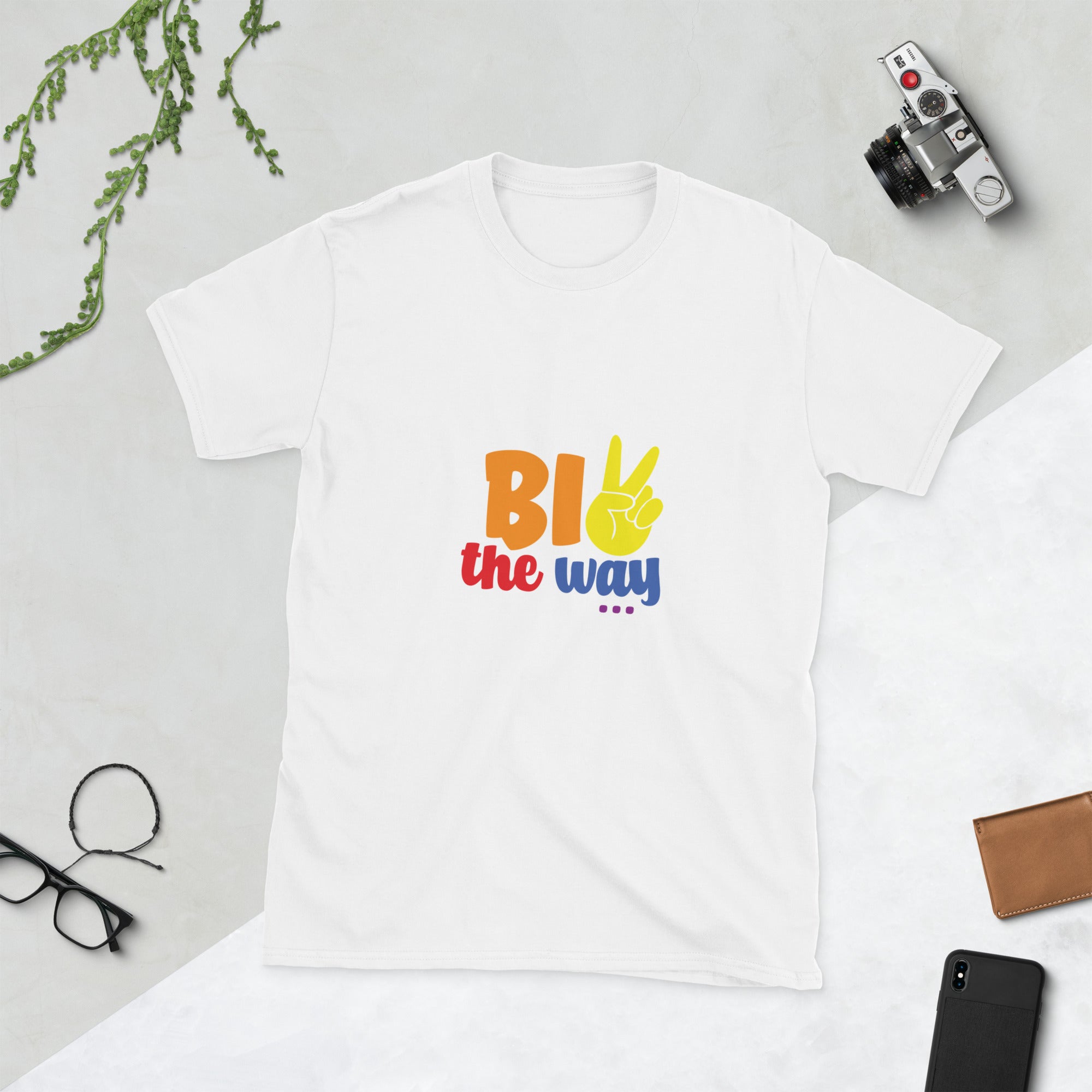 Short-Sleeve Unisex T-Shirt- Bi The Way