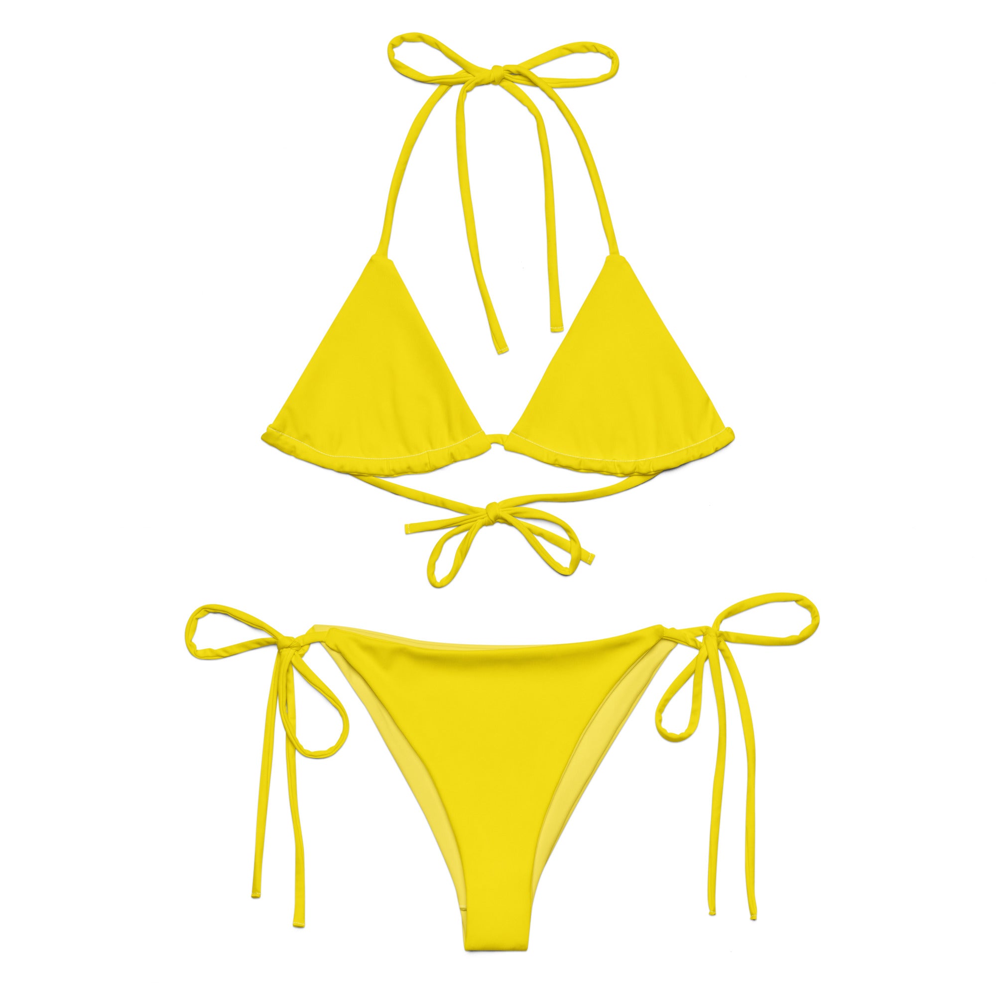 Recycled bikini-Yellow