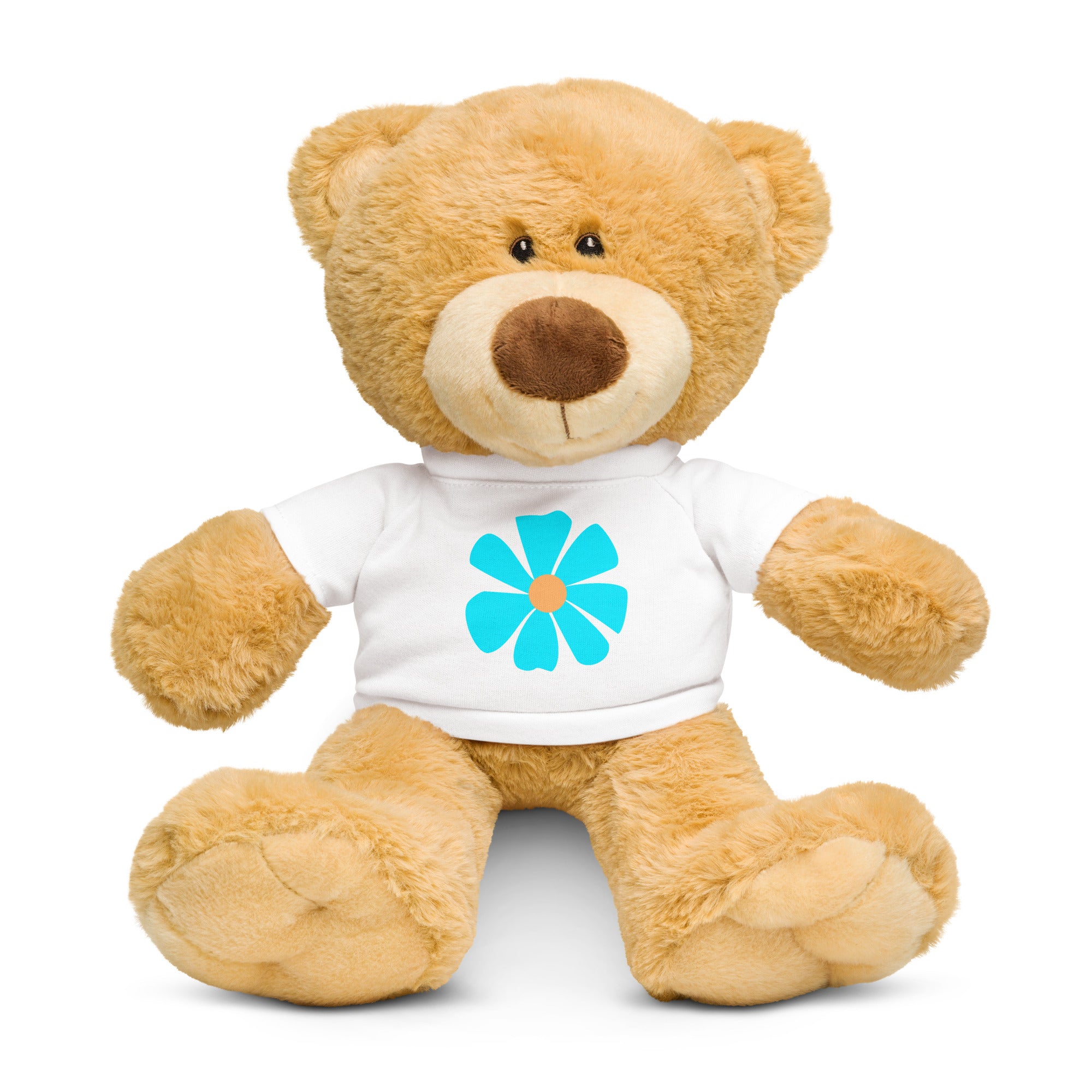 Teddy bear with a t-shirt-Daisy Flower VIII