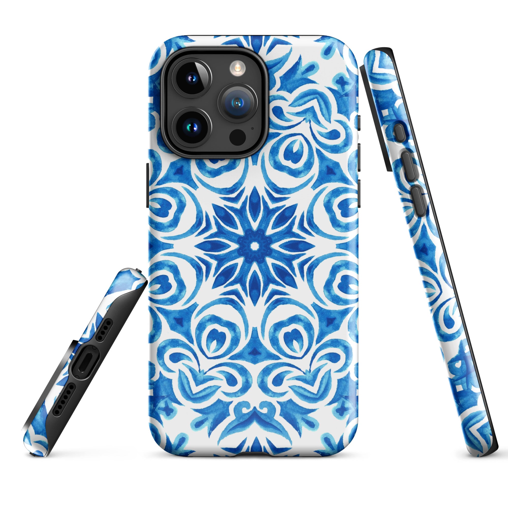 Tough Case for iPhone®- Majolica Pattern II