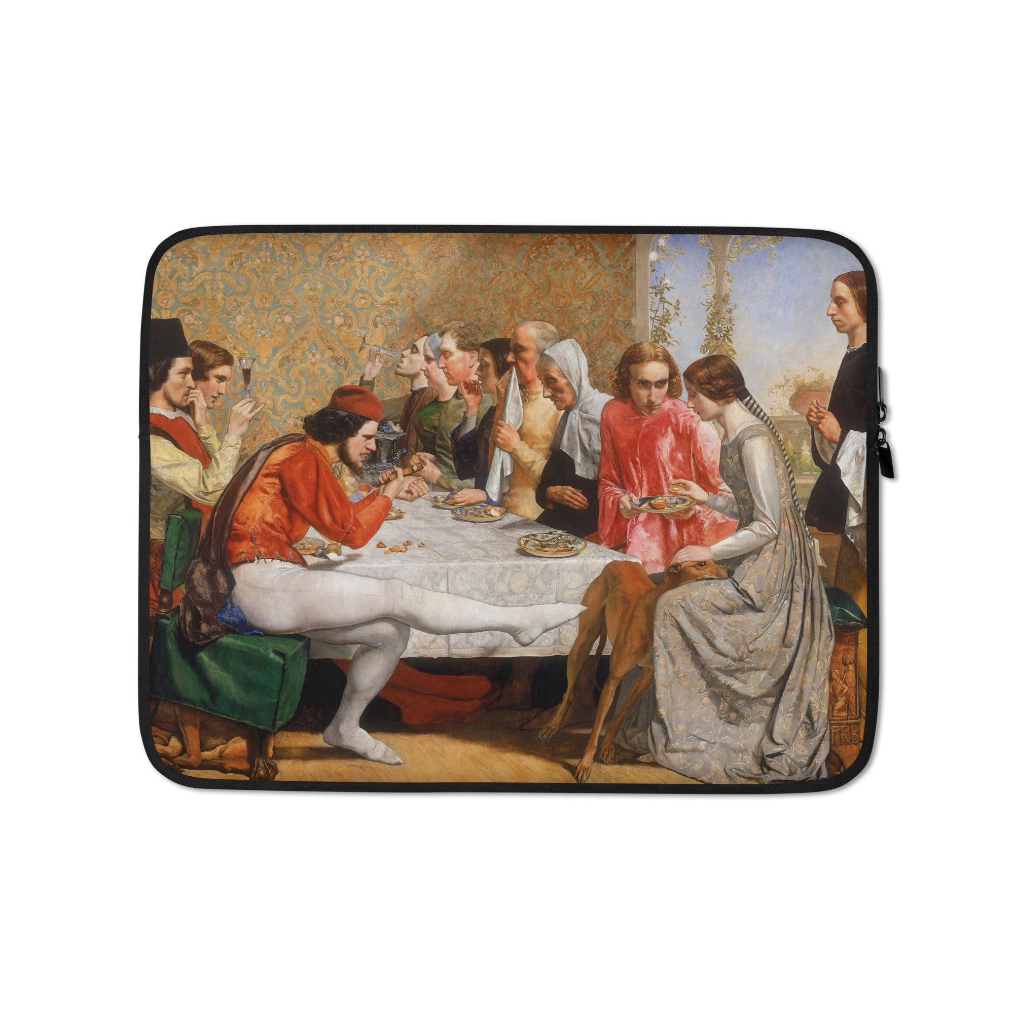 Laptop Sleeve-John Everett Millais-Lorenzo and Isabella