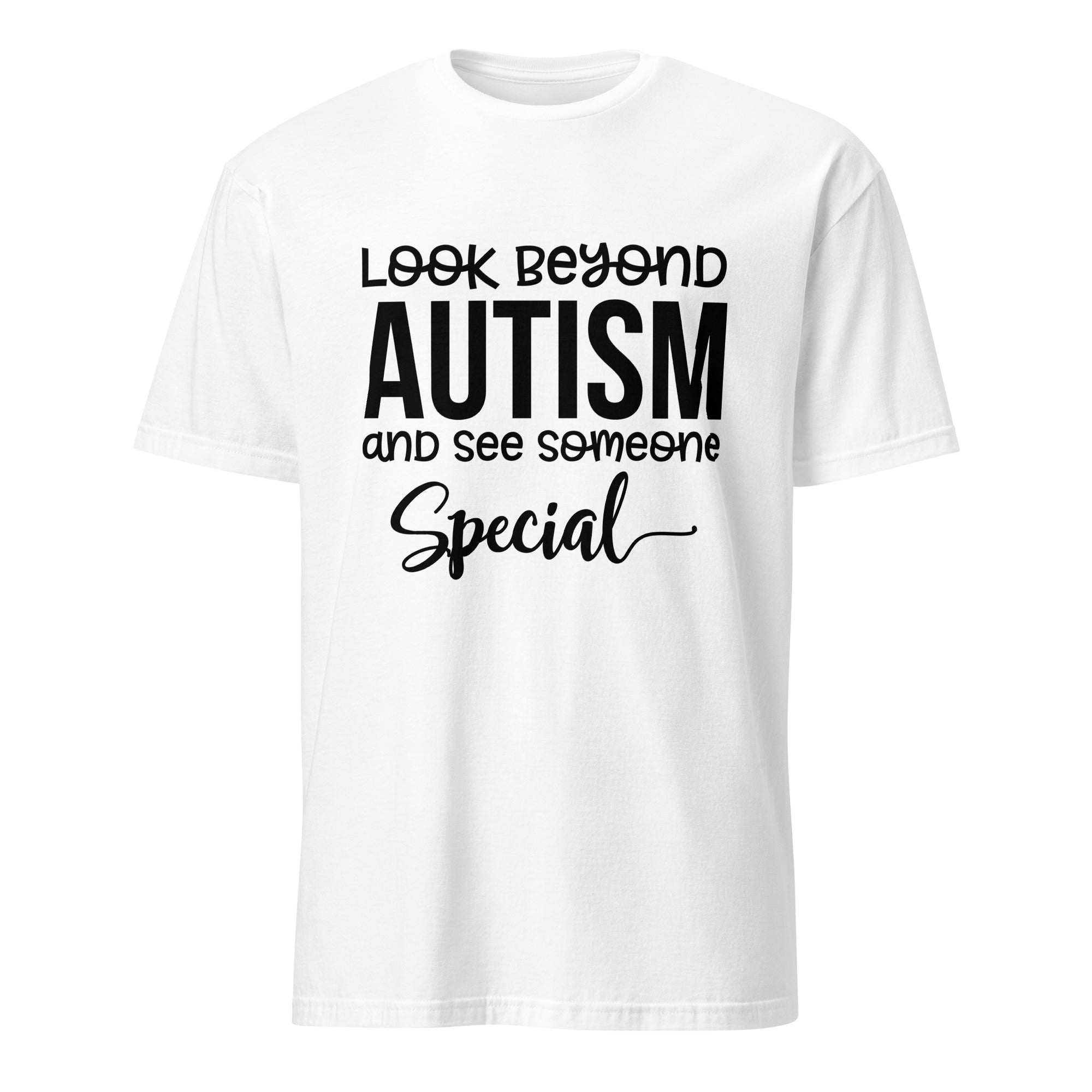 Short-Sleeve Unisex T-Shirt- Look Beyond Autism