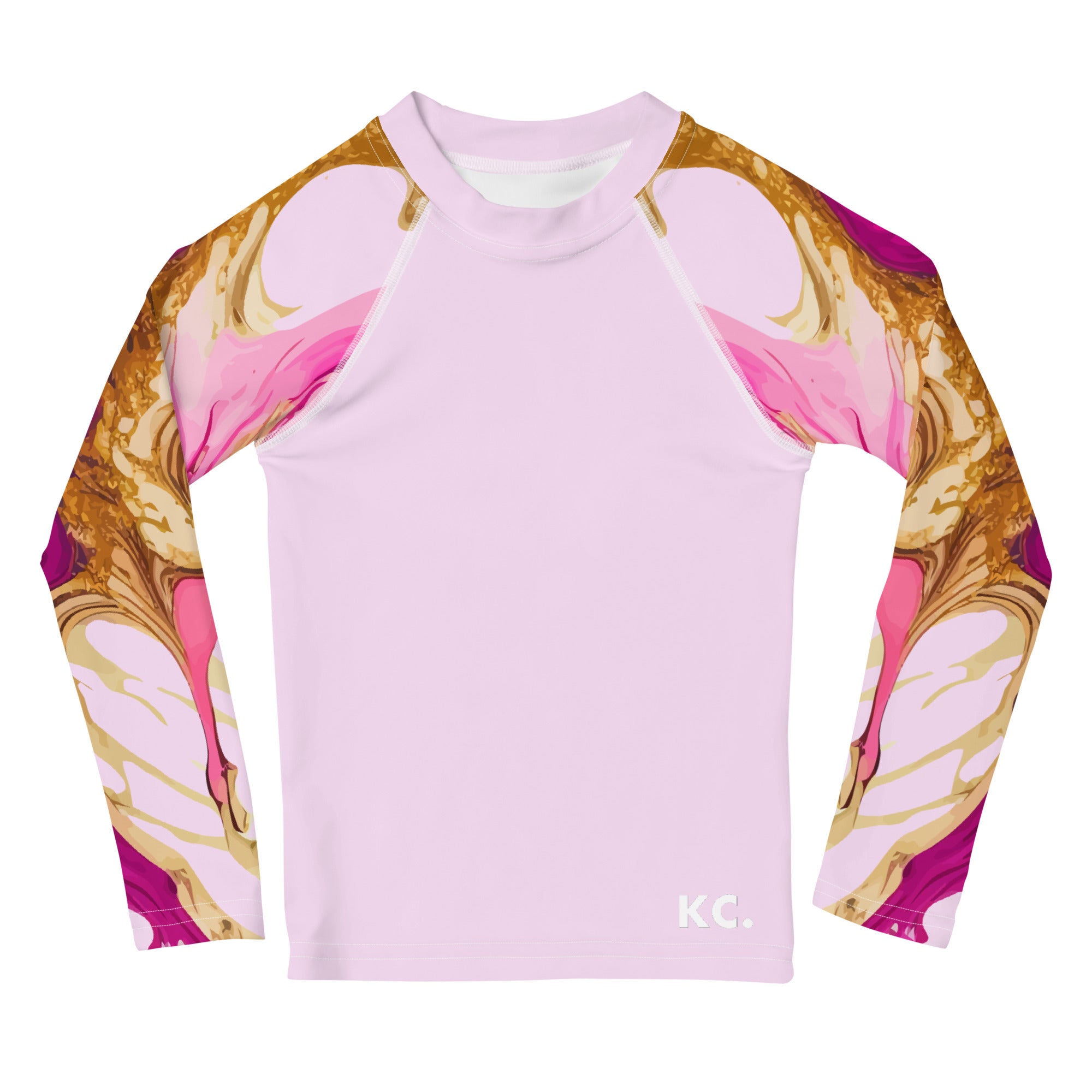 Kids Rash Guard-Ink Pattern I