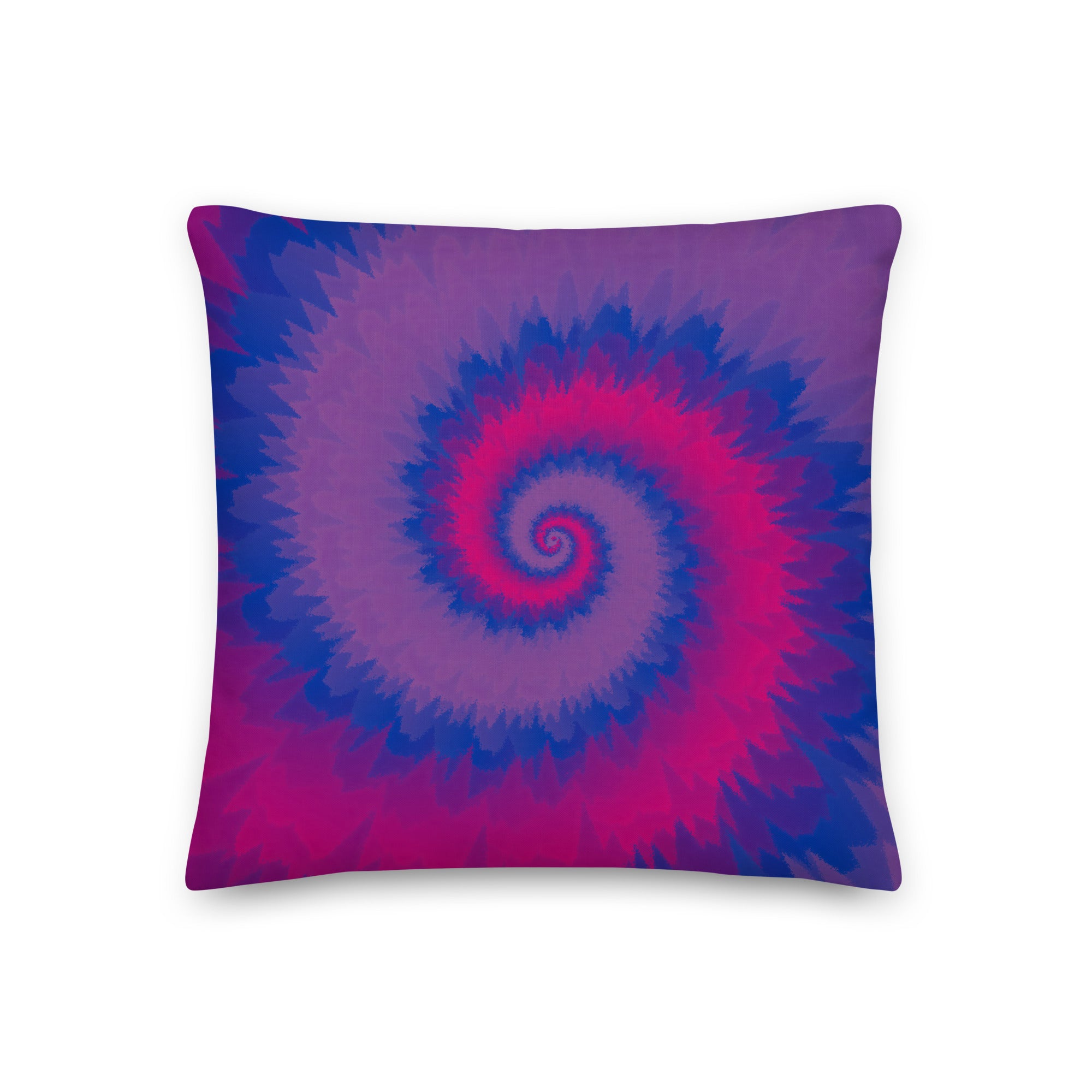 Premium Pillow-Tie Dye Spiral-Bisexual