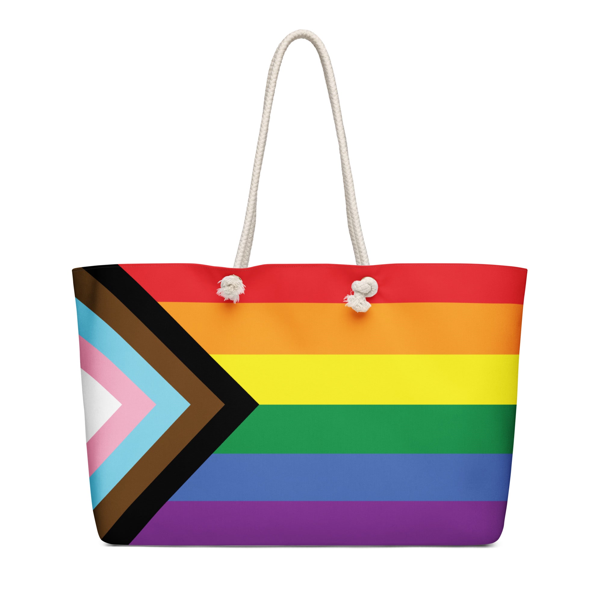 Oversized weekender bag-Progress Pride Flag
