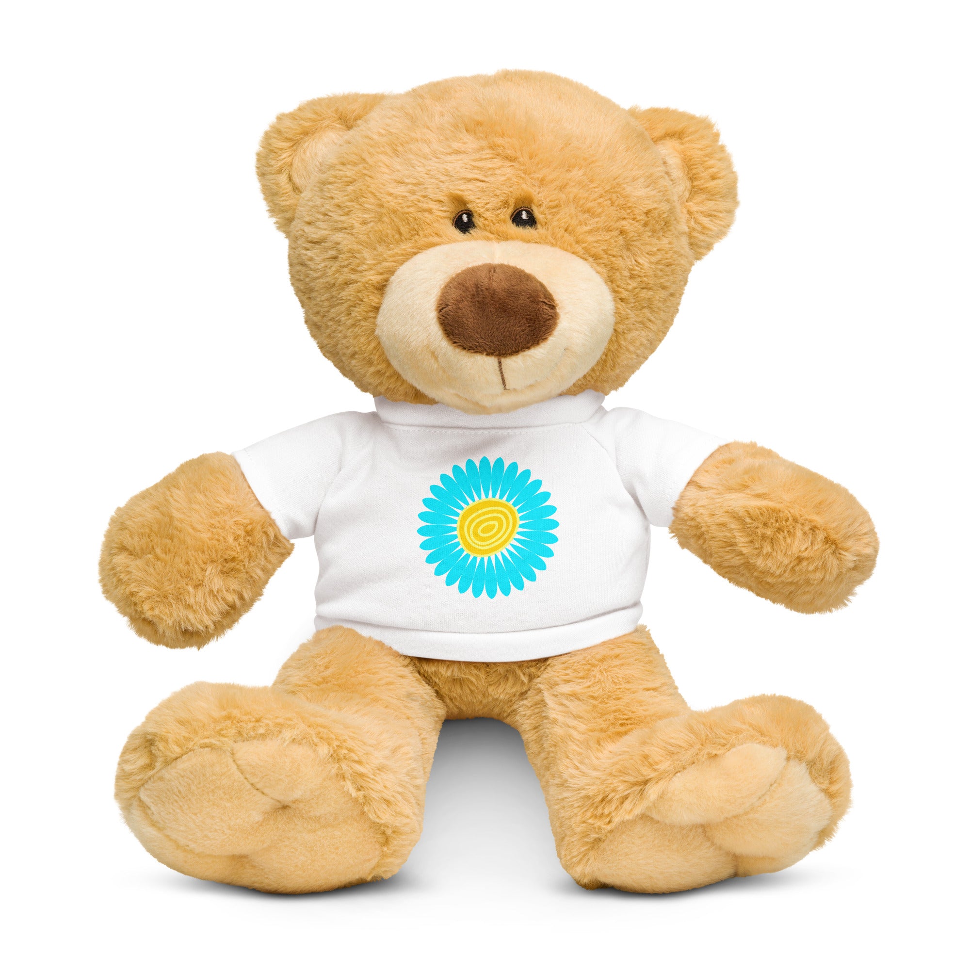 Teddy bear with a t-shirt-Daisy Flower VI