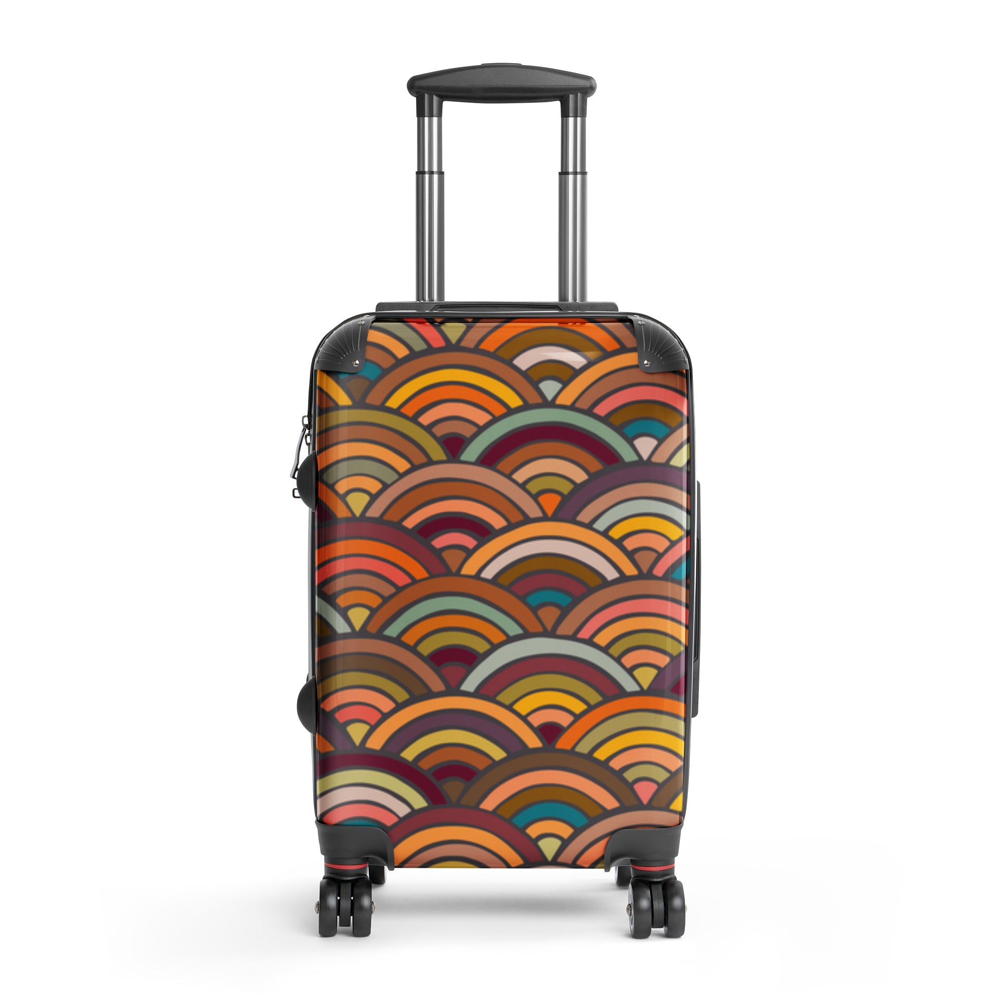 Hard-shell suitcase-Japanese Line Pattern I